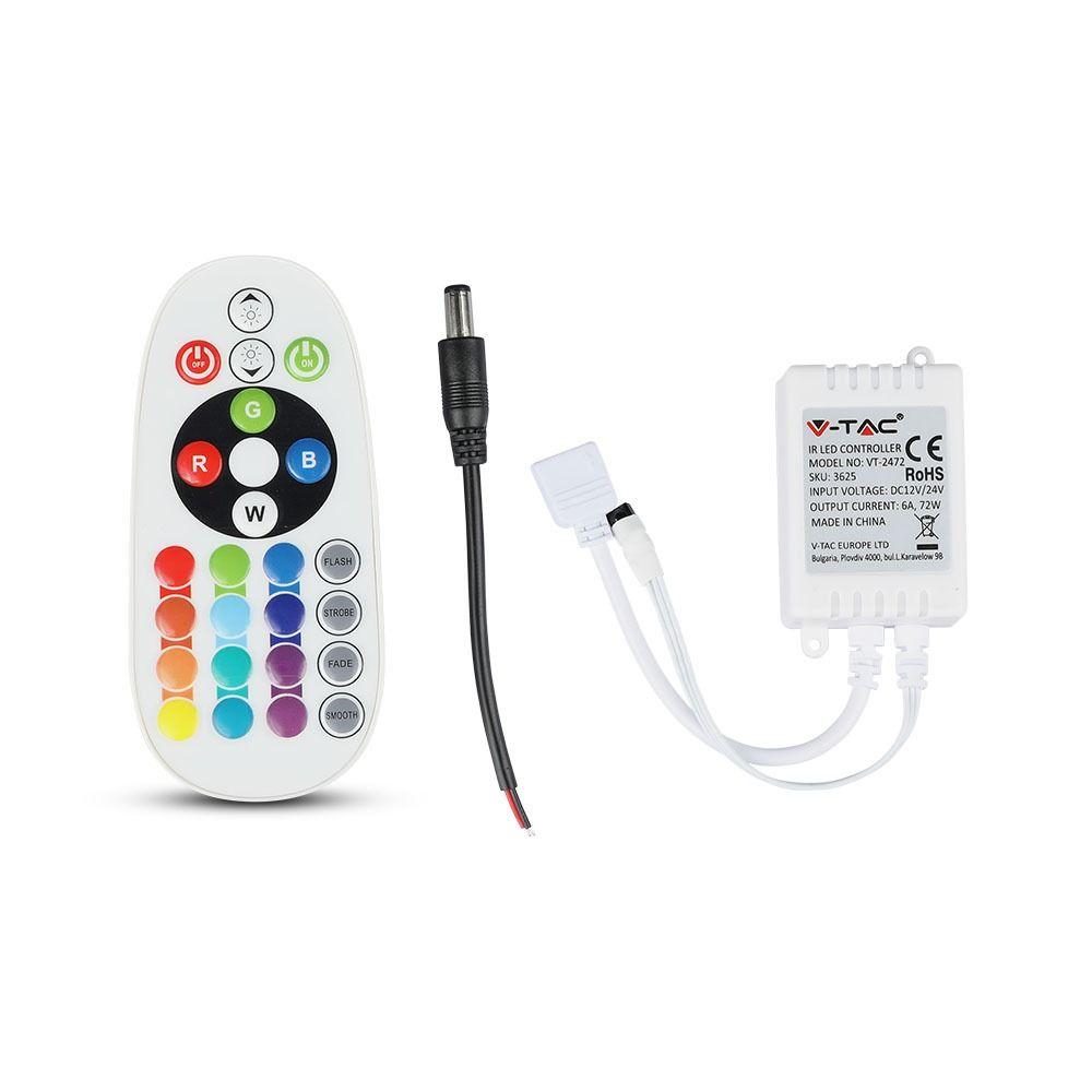 VT-2472 72W INFRARED CONTROLLER WITH REMOTE CONTROL 24 BUTTONS(ROUND)