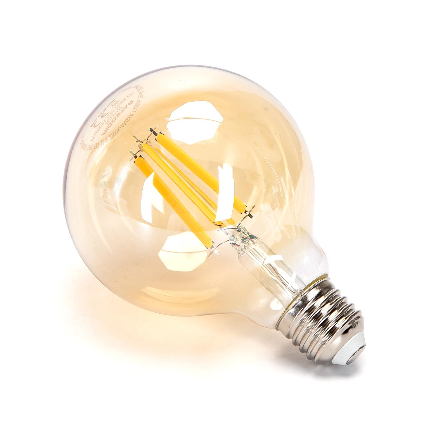 LED Filament Bulb (Amber) G95 E27 10W