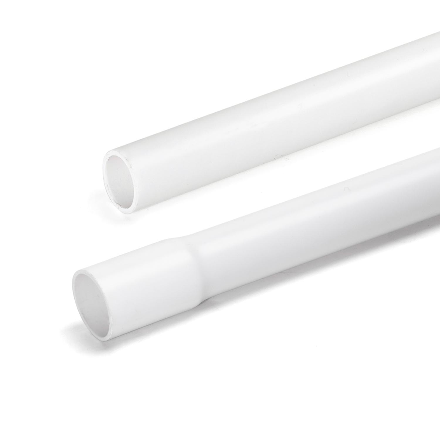 PVC round white expansion conduit 25mm