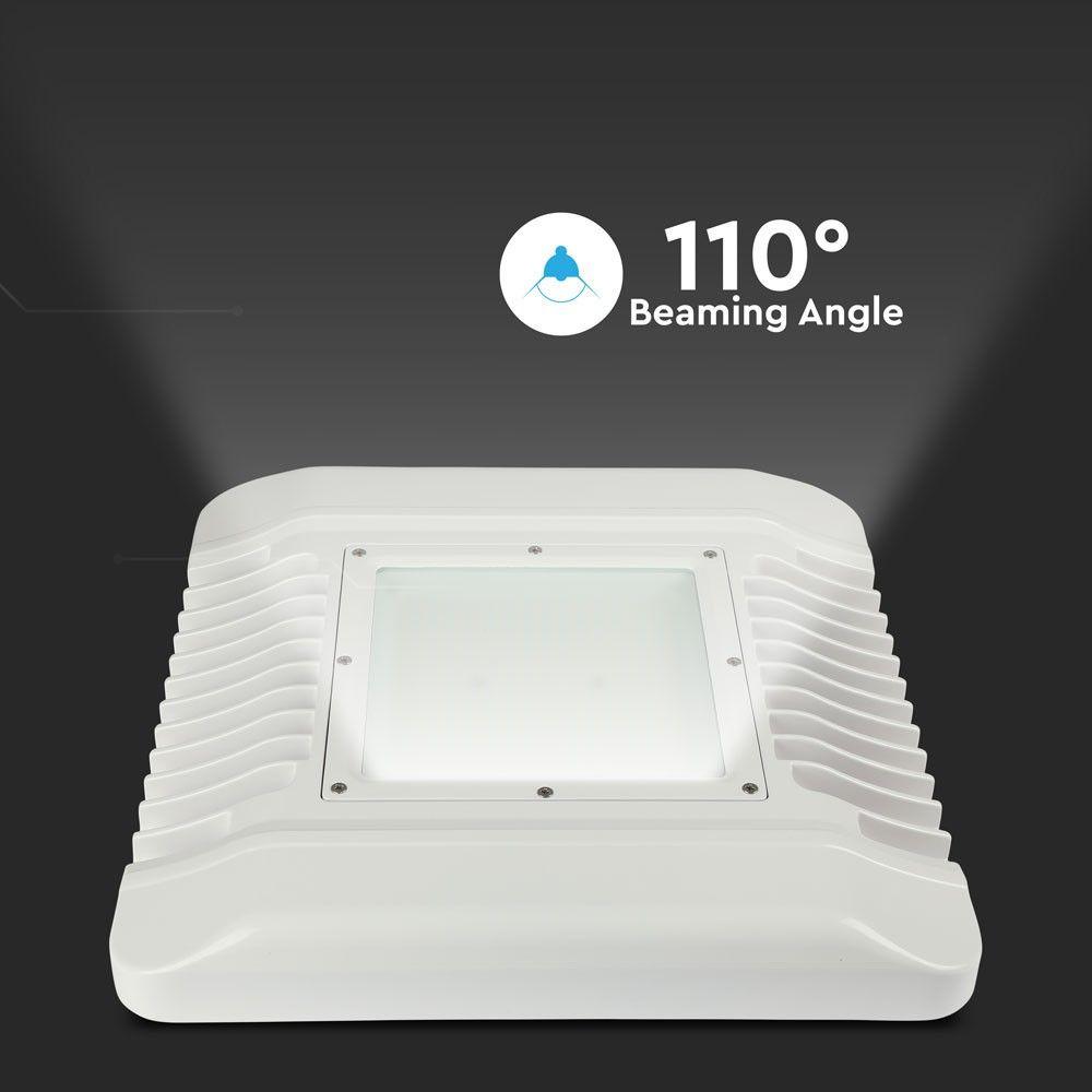 VT-9-155 150W LED CANOPY LIGHTING(MEANWELL DRIVER) SAMSUNG CHIP 6500K IP65 (120LM/W)