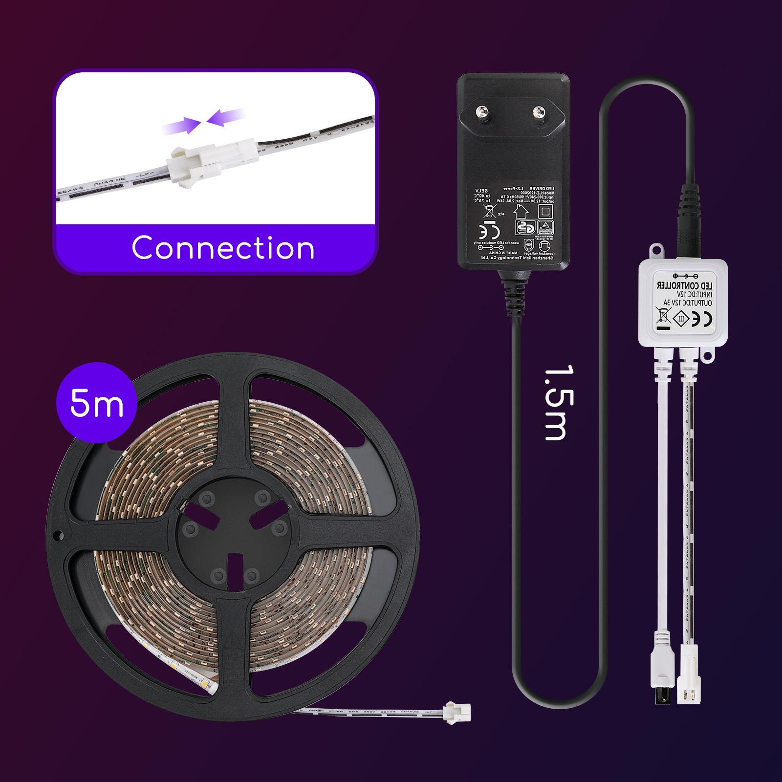 LED Low-voltage Strip Light 5m