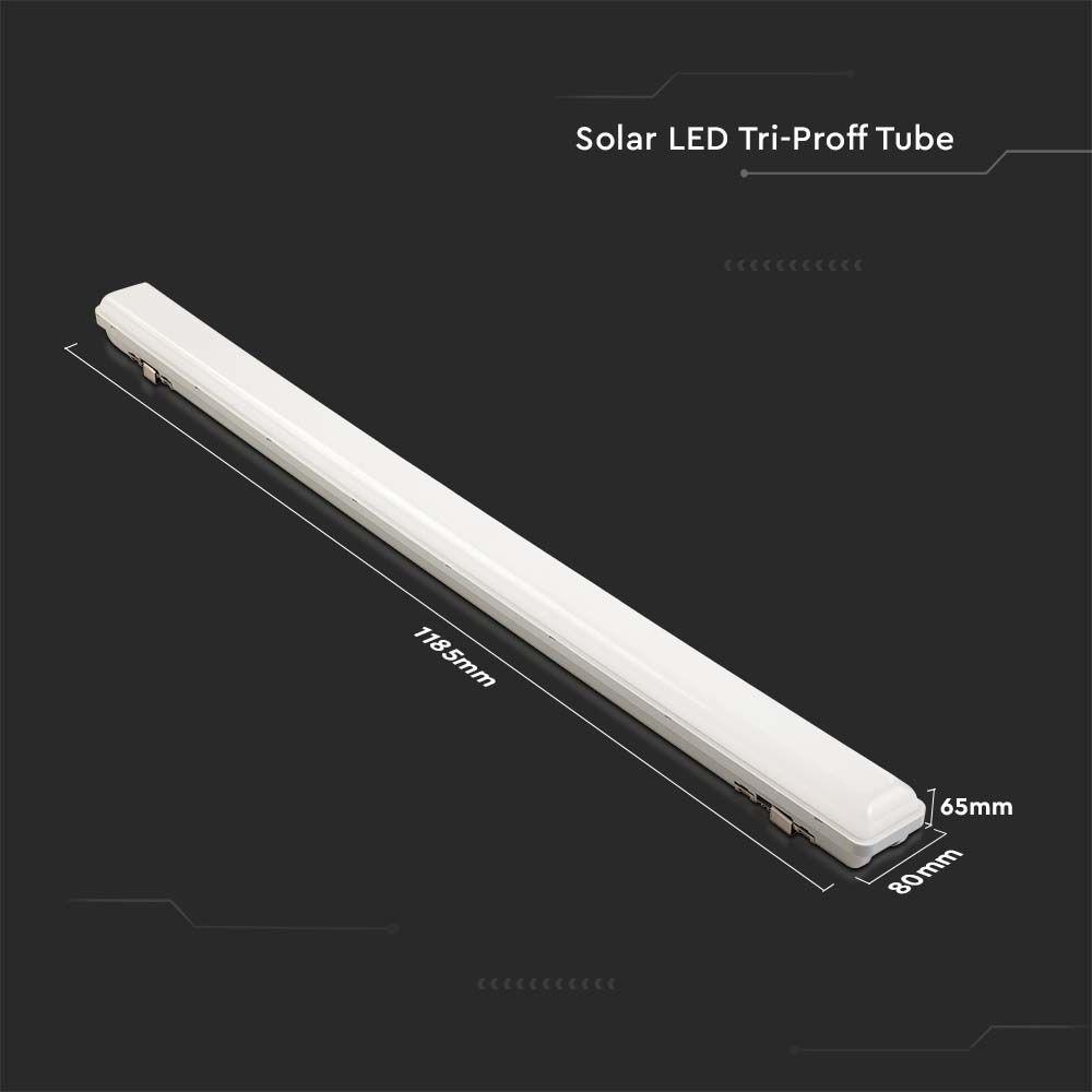 VT-120018 18W LED SOLAR TRI-PROOF LIGHT SENSOR & RF CONTROL 3IN1 IP65