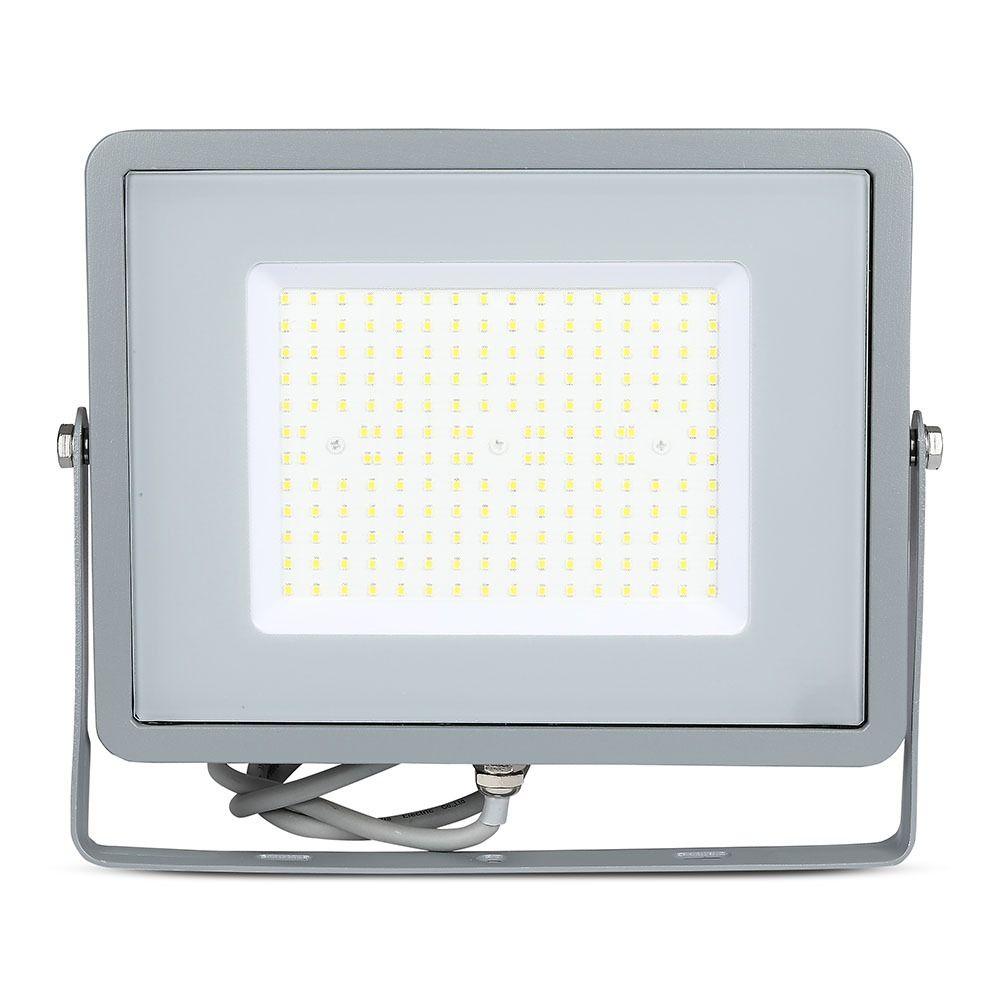 100W Naświetlacz LED SMD, Chip SAMSUNG, Barwa:6400K, Obudowa: Szara , Wydajność: 120lm/w, VTAC, SKU 771