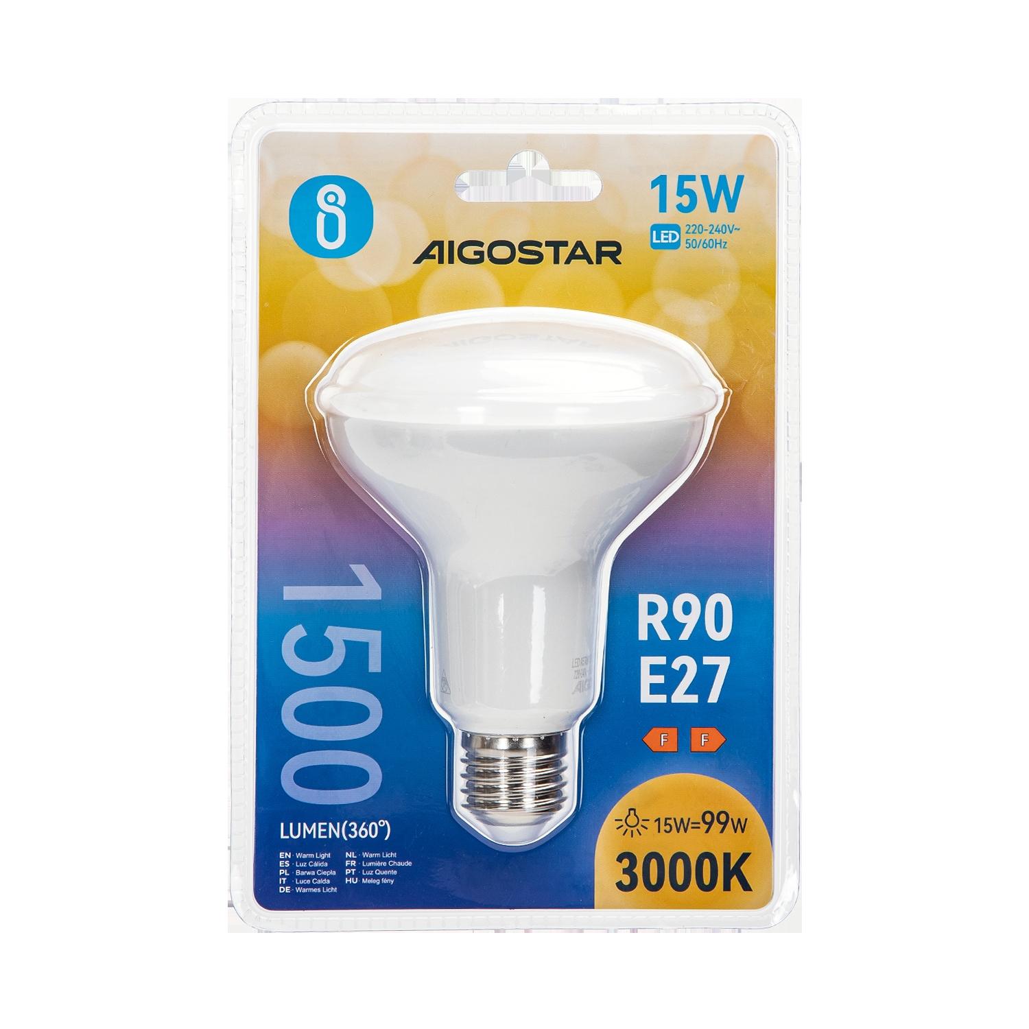 LED E27 15W R90