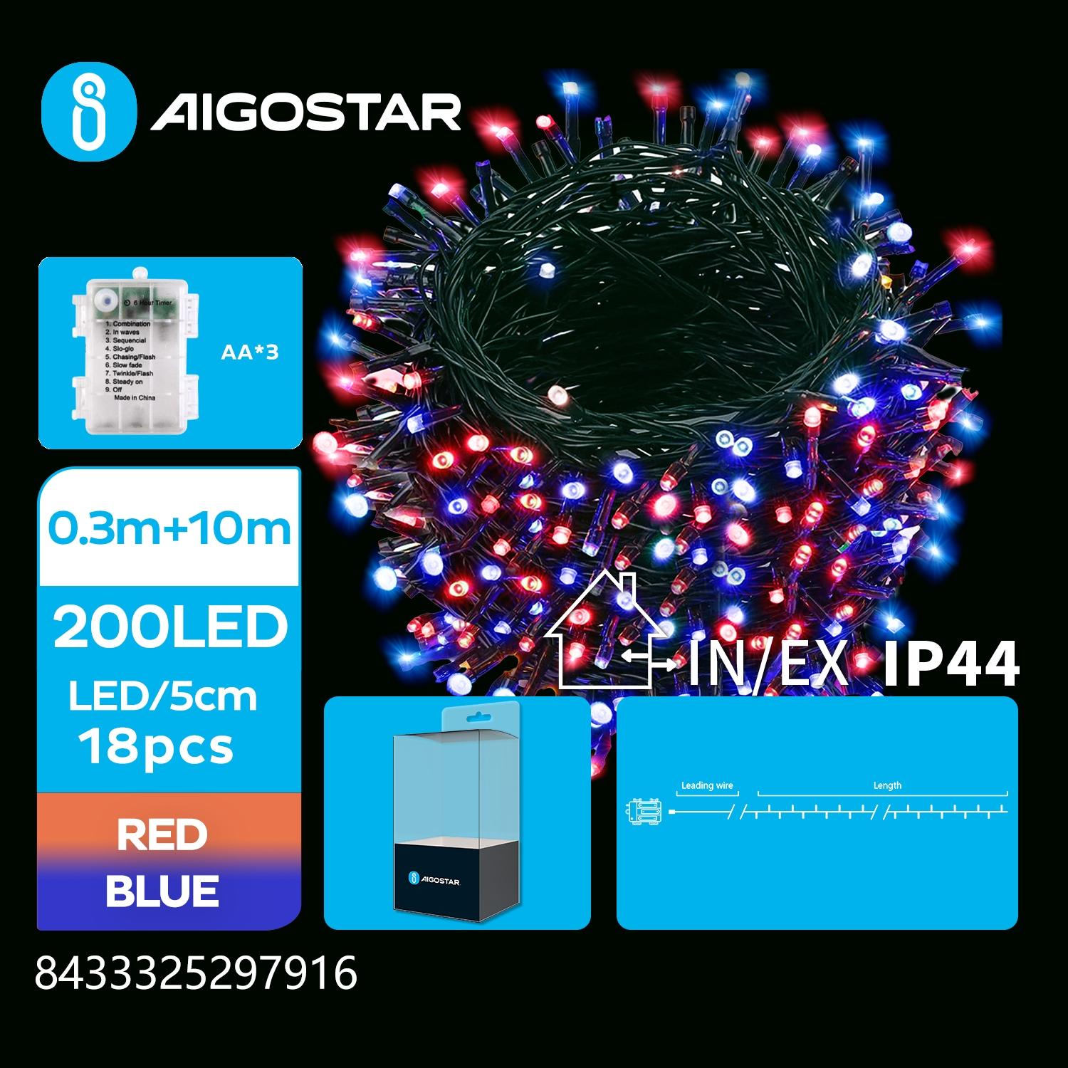 3AA Battery Flat String Lights