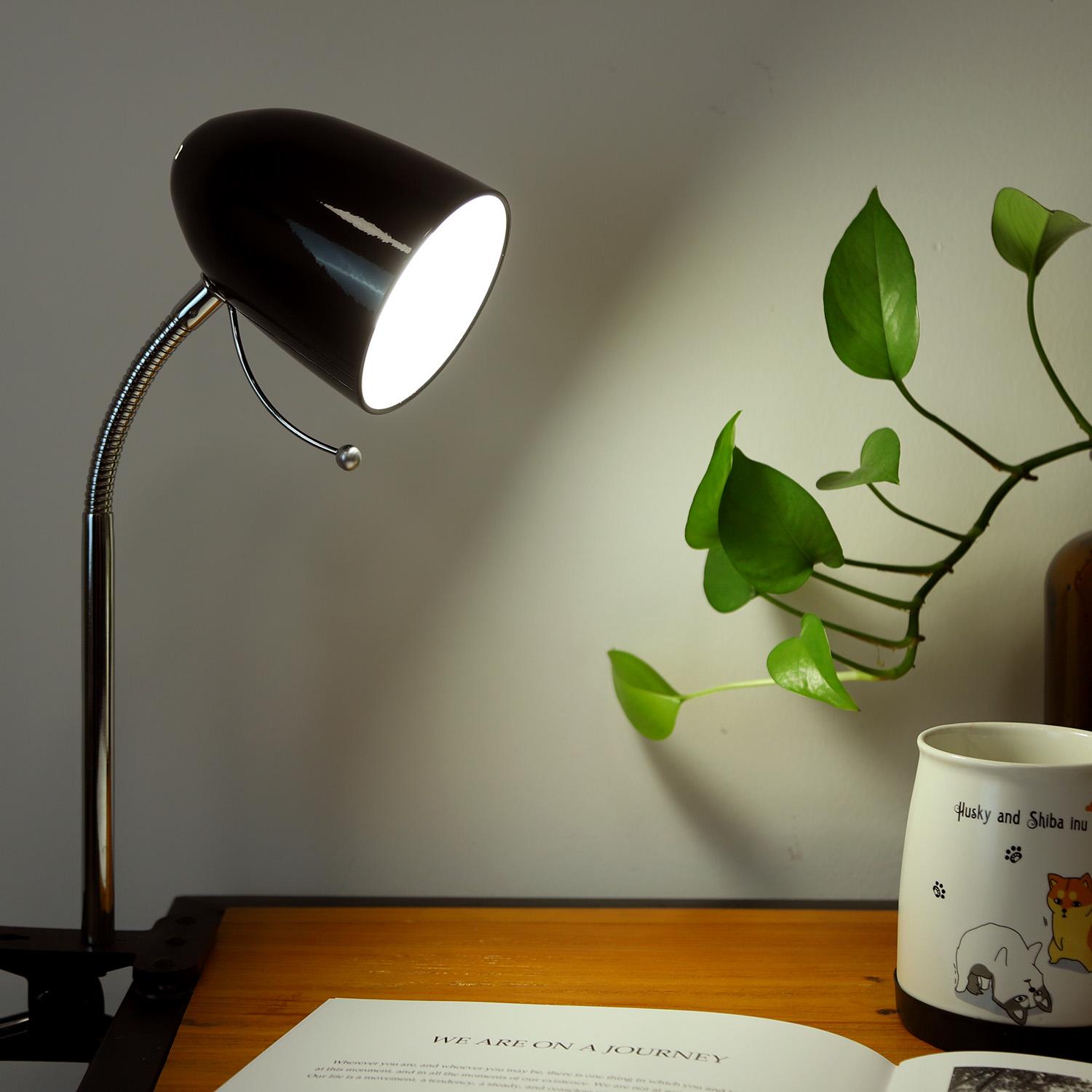 Clip Table Lamp (Without Light Source ) Black E27