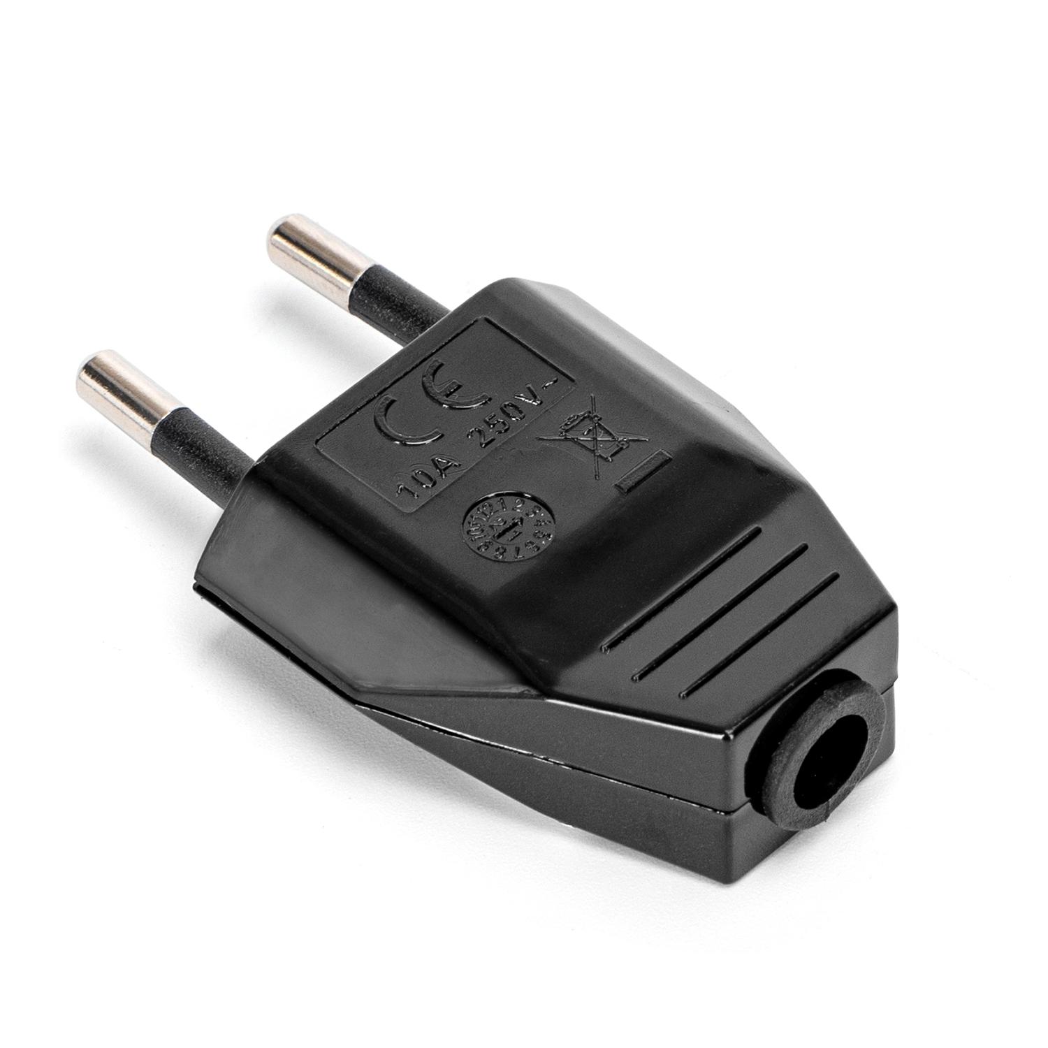 Plugs 10A 250V~  Black