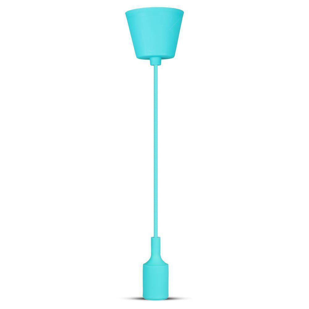 VT-7228 E27 SILICONE PENDANT HOLDER-TURQUOISE