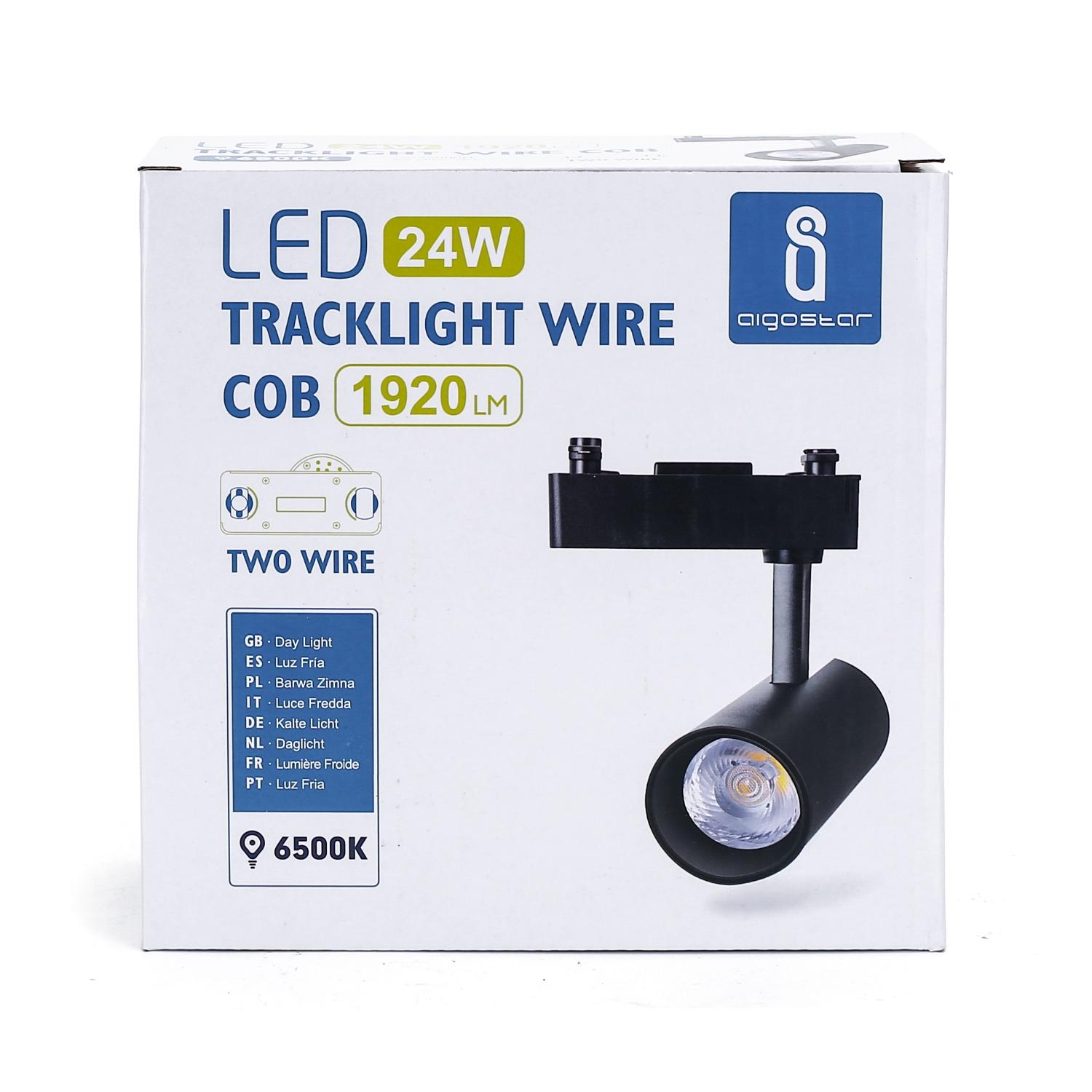 Światło dwutorowe LED, 24W, 6500K, 1920lm