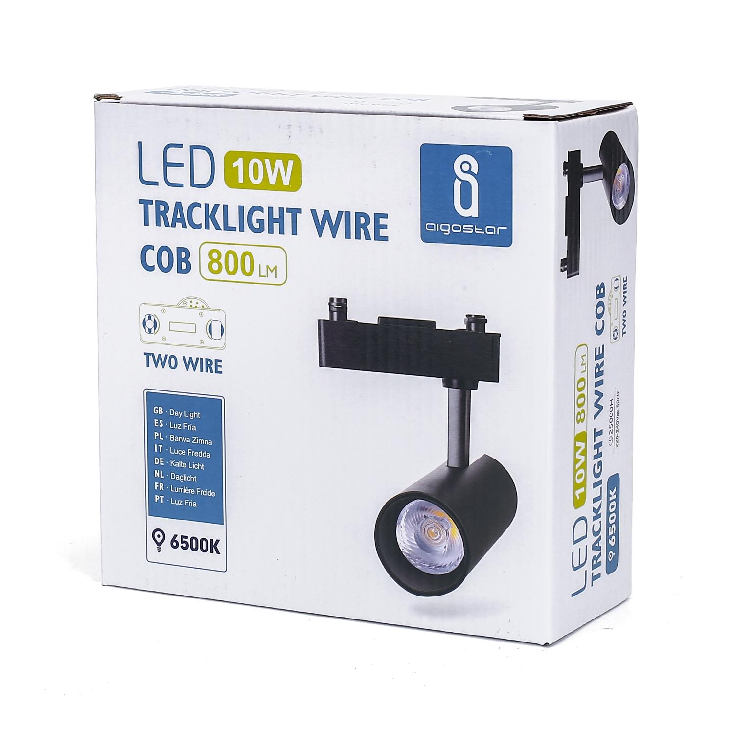 Światło dwutorowe LED, 10W, 6500K, 800lm