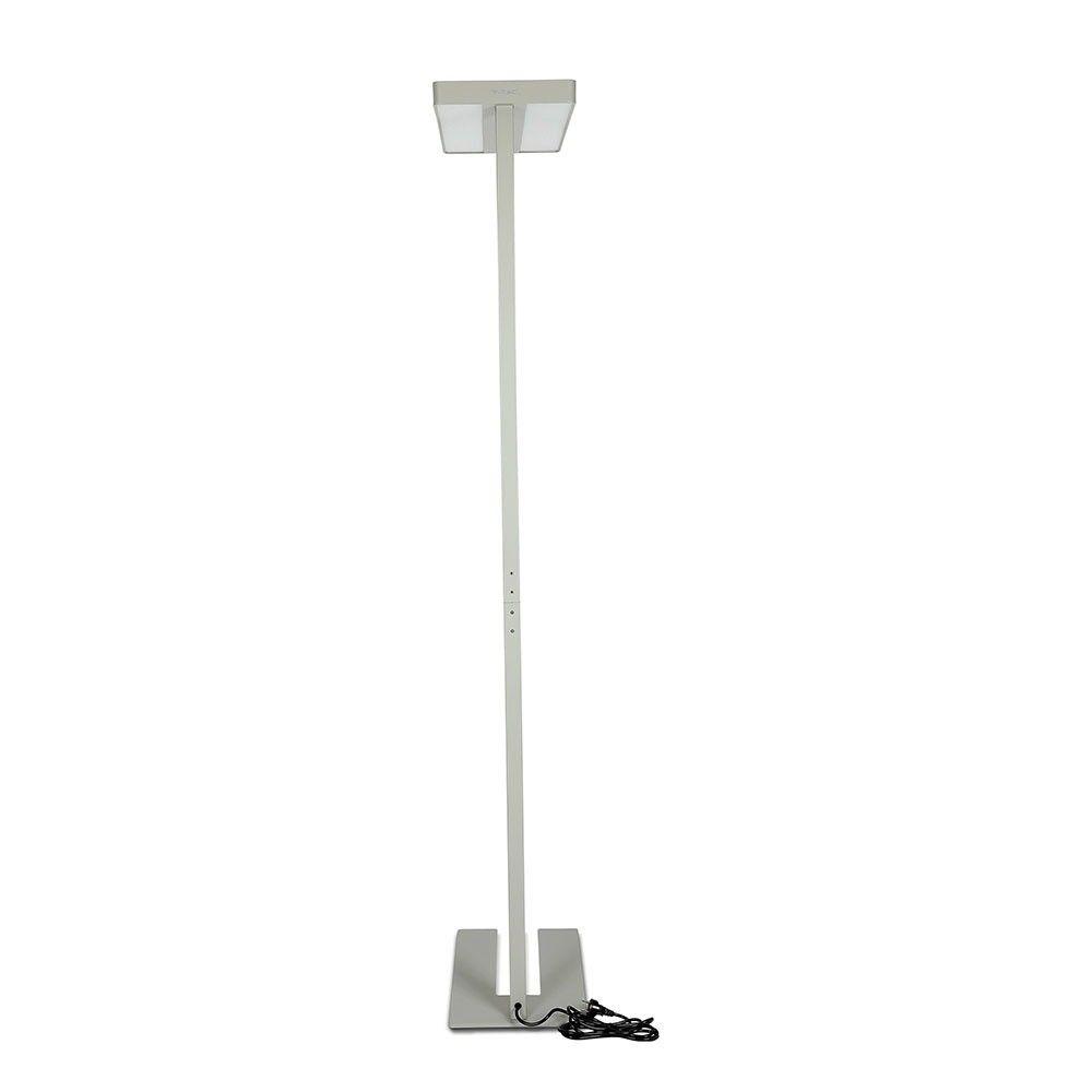 VT-8500 80W LED FLOOR LAMP(KNOB DIMMING) 4000K,SILVER - 5 YRS WTY