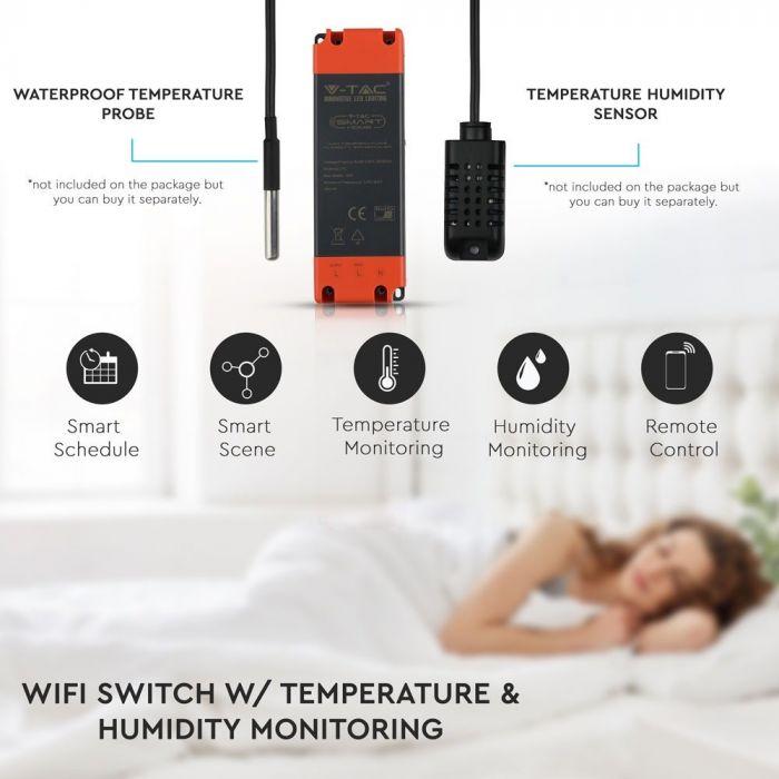 VT-5145 16A TEMPERATURE HUMIDITY SENSOR COMPATIBLE WITH ALEXA & GOOGLE HOME