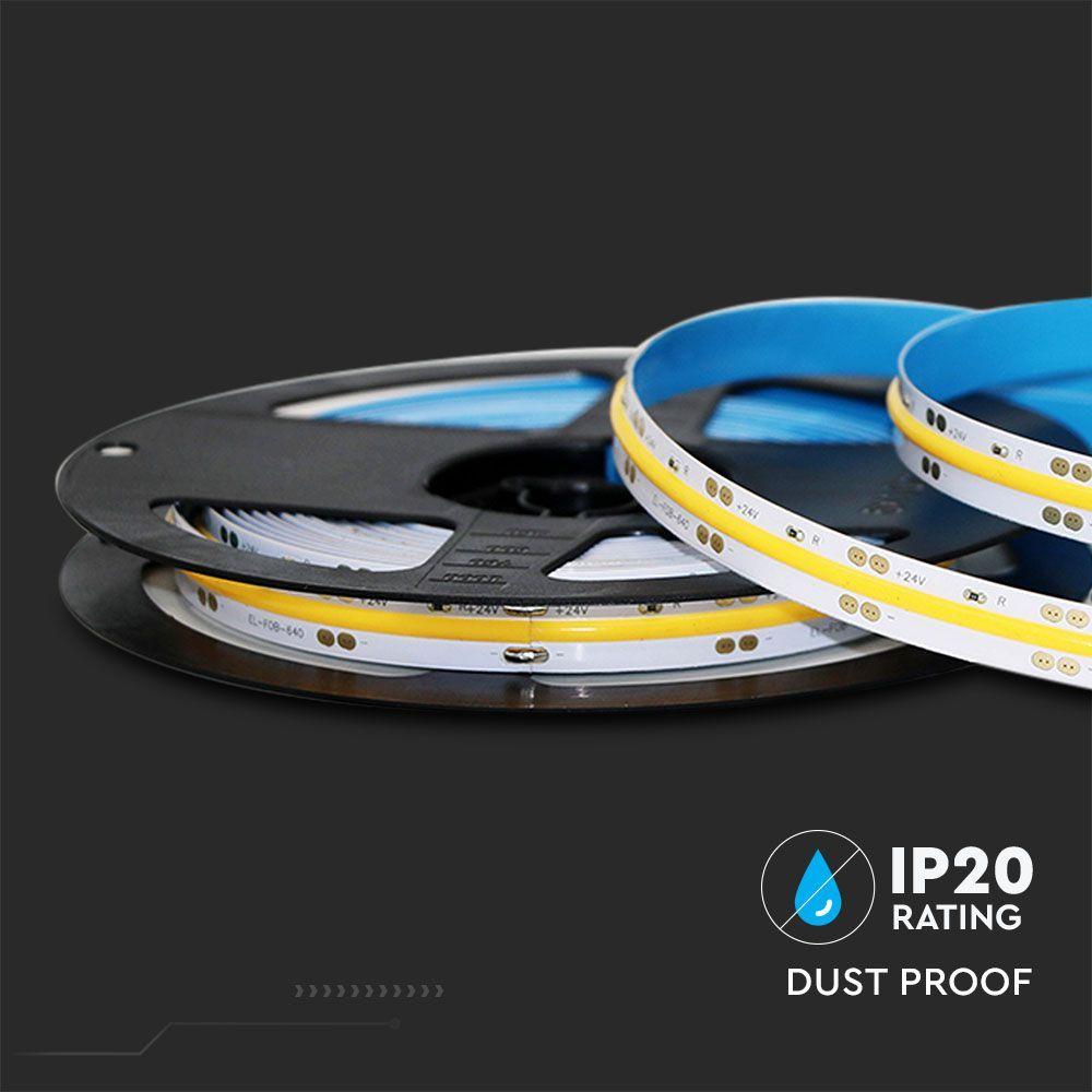 VT-COB 512 13W/M LED COB STRIP LIGHT 4000K IP20 24V (5M/ROLL)(PRICE PER M)