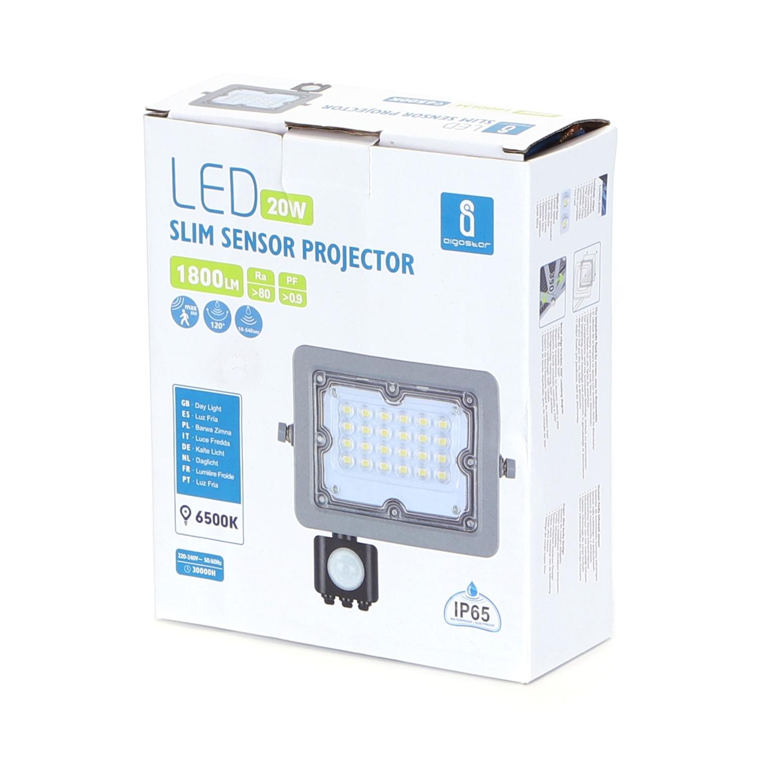 LED Slim Projector with Sensor 20W