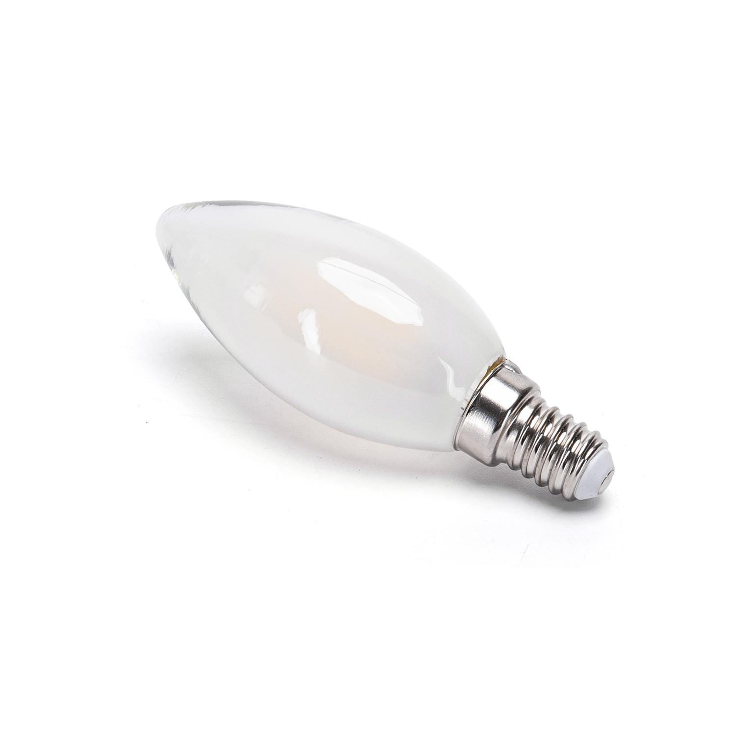 Matowa żarówka LED C35 E14 4,9W