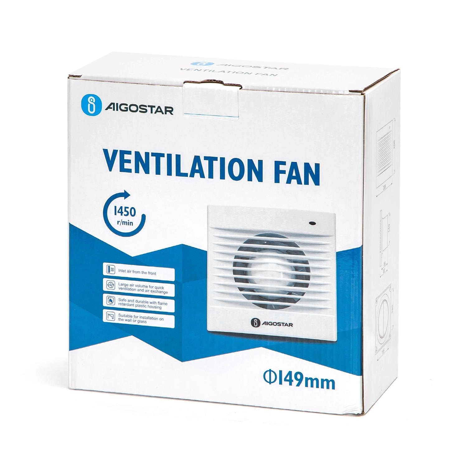 Ventilation fan 18W 6 inch White