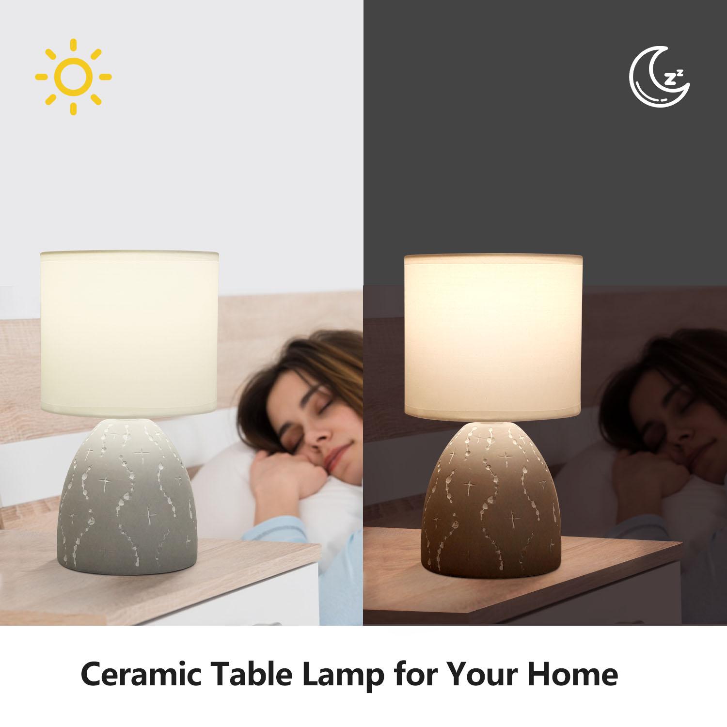 Ceramic Table Lamp (Without Light Source) E14