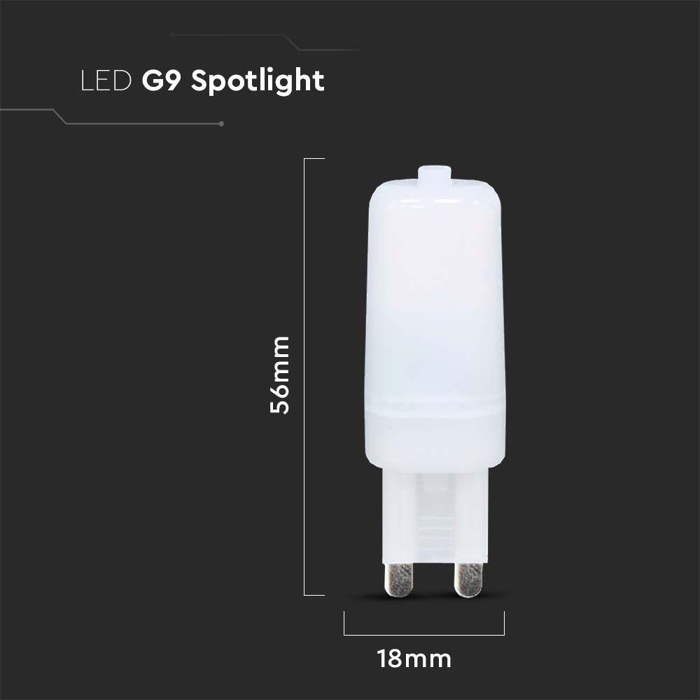 VT-11033 2.2W G9 PLASTIC SPOTLIGHT SAMSUNG CHIP 4000K