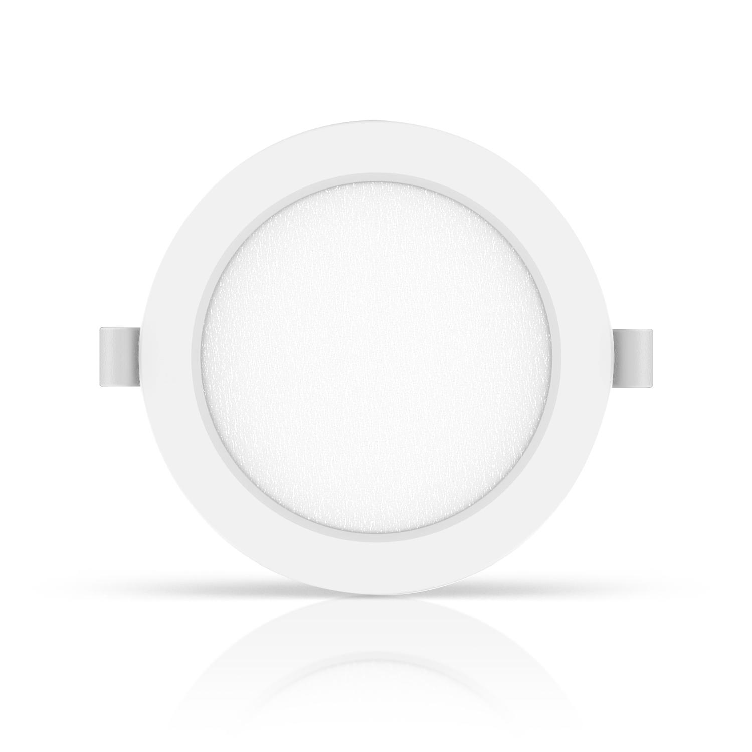 E6 LED Flush-mounted Round Downlight 12W Natural Light