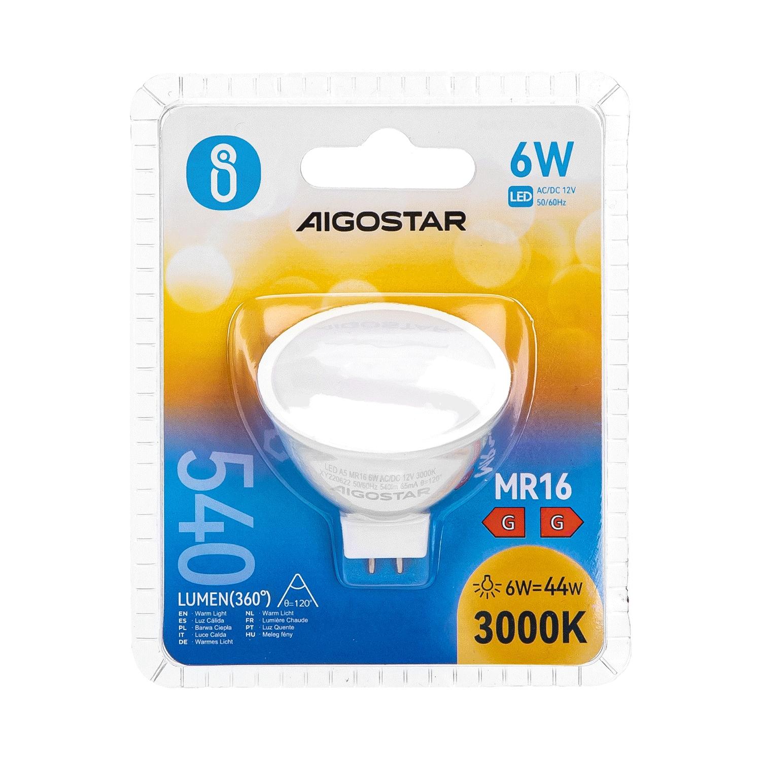 LED MR16 6W(6W,3000K,540lm)