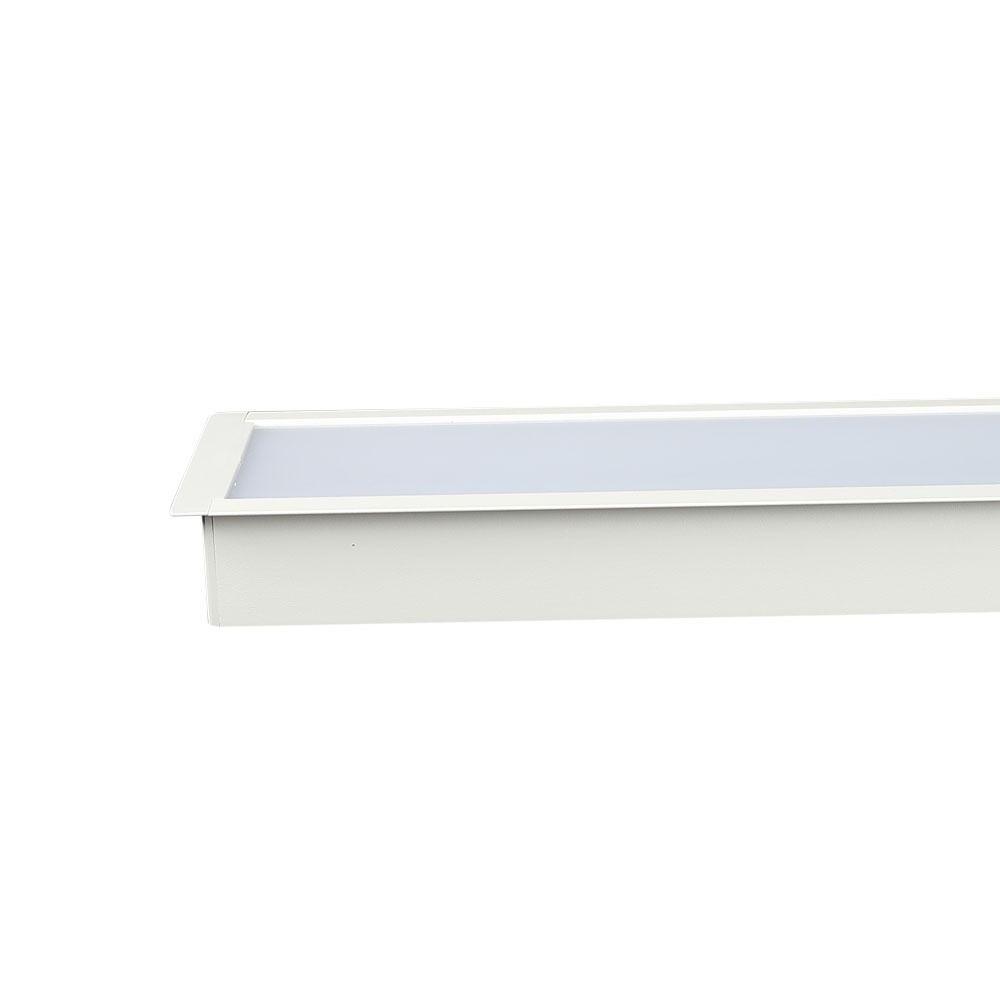 VT-7-42 40W LED LINEAR RECESSED LIGHT SAMSUNG CHIP 4000K 5YRS WTY-WHITE BODY