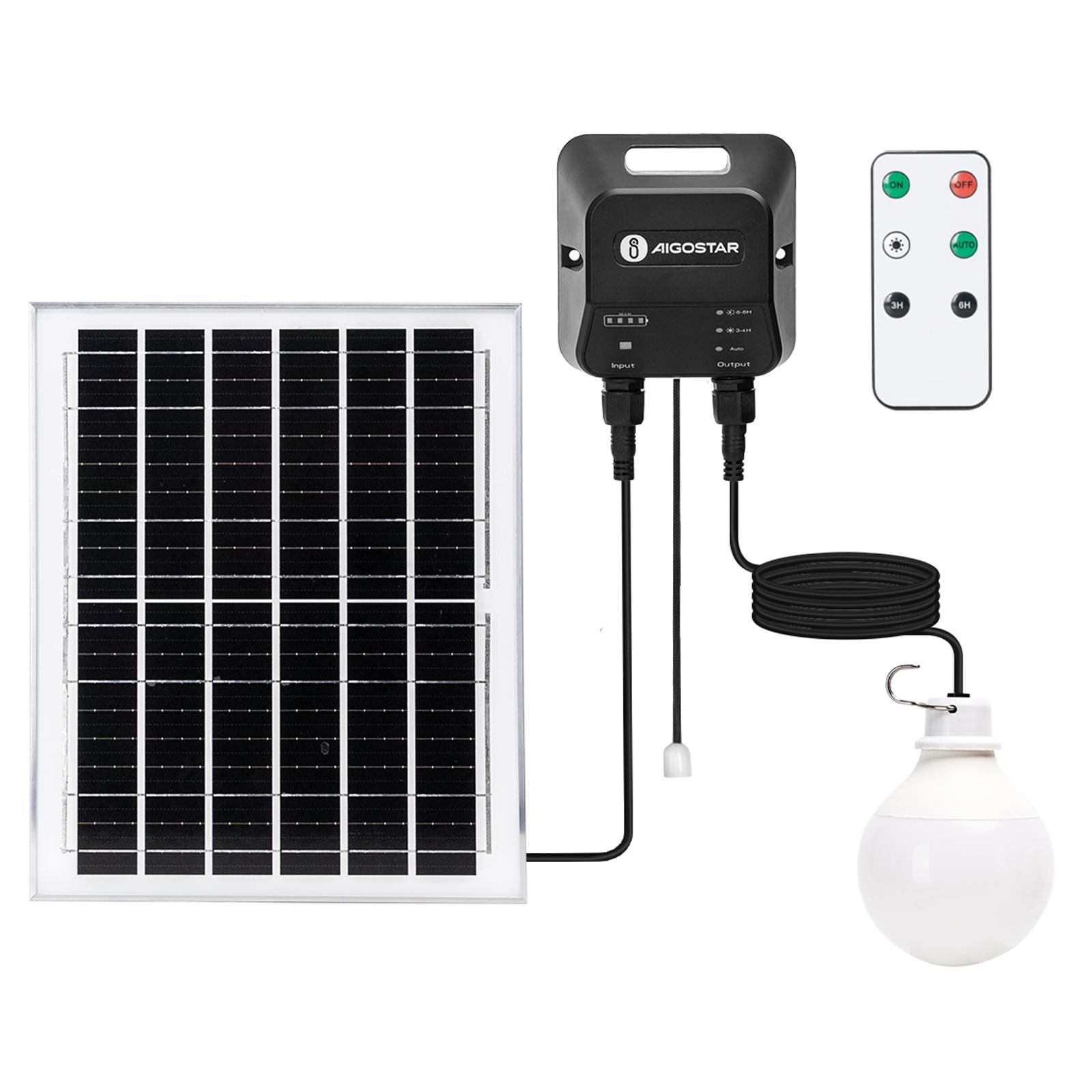 SOLAR LIGHT/SPLIT/with Batterie/G-bulb/5M+3M LINE/100W/6500K