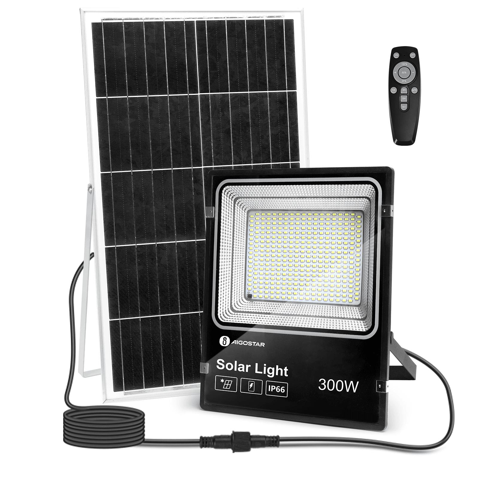 Solarny reflektor LED 300W (300W,6500K,Barwa Zimna,3000lm)