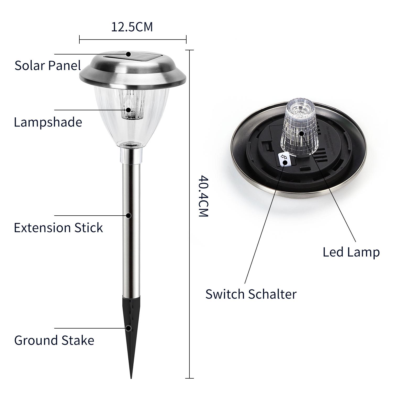 Solar Lawn Lights 0.08W IP44