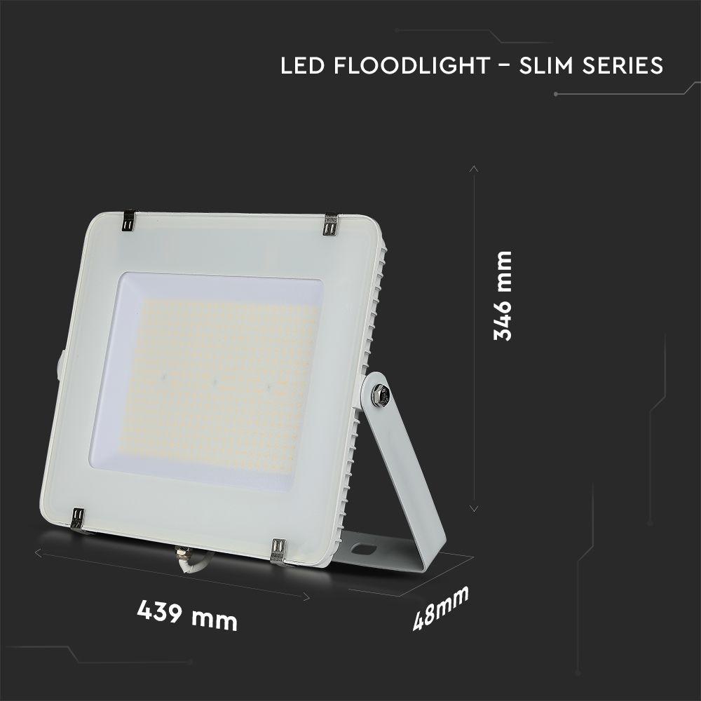 VT-206 200W SMD FLOODLIGHT SAMSUNG CHIP 4000K WHITE BODY WHITE GLASS