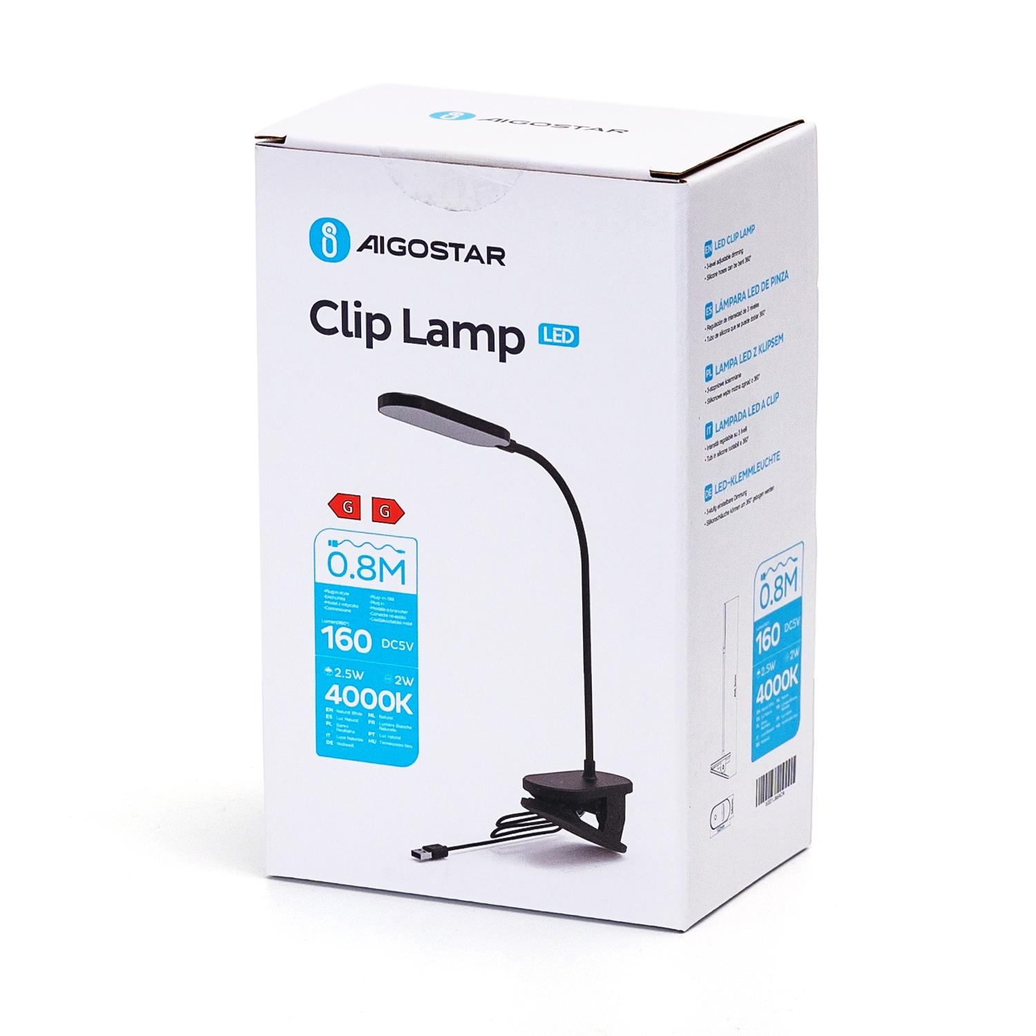 LED clip lamp(with plug)