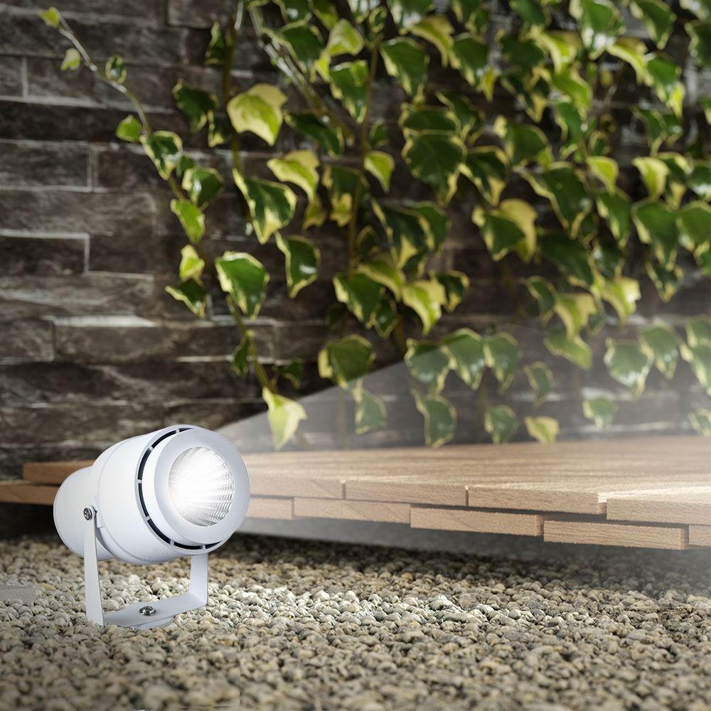 VT-857 12W LED GARDEN LAMP GREEN WHITE BODY