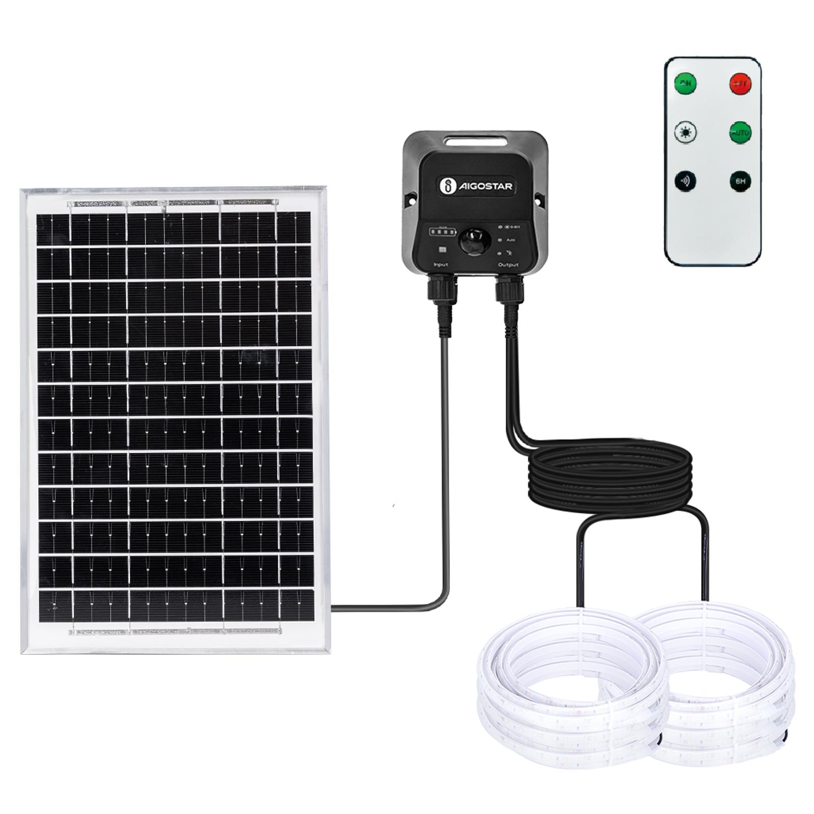 SOLAR LIGHT/SPLIT/with Batterie/STRIP LIGHT/5M+3M LINE/50W/2700K/10M*2 STRIP LIGHT/PIR