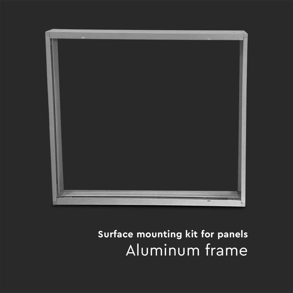 ALUMINUM FRAME FOR SURFACE PANELS 600X600MM WHITE