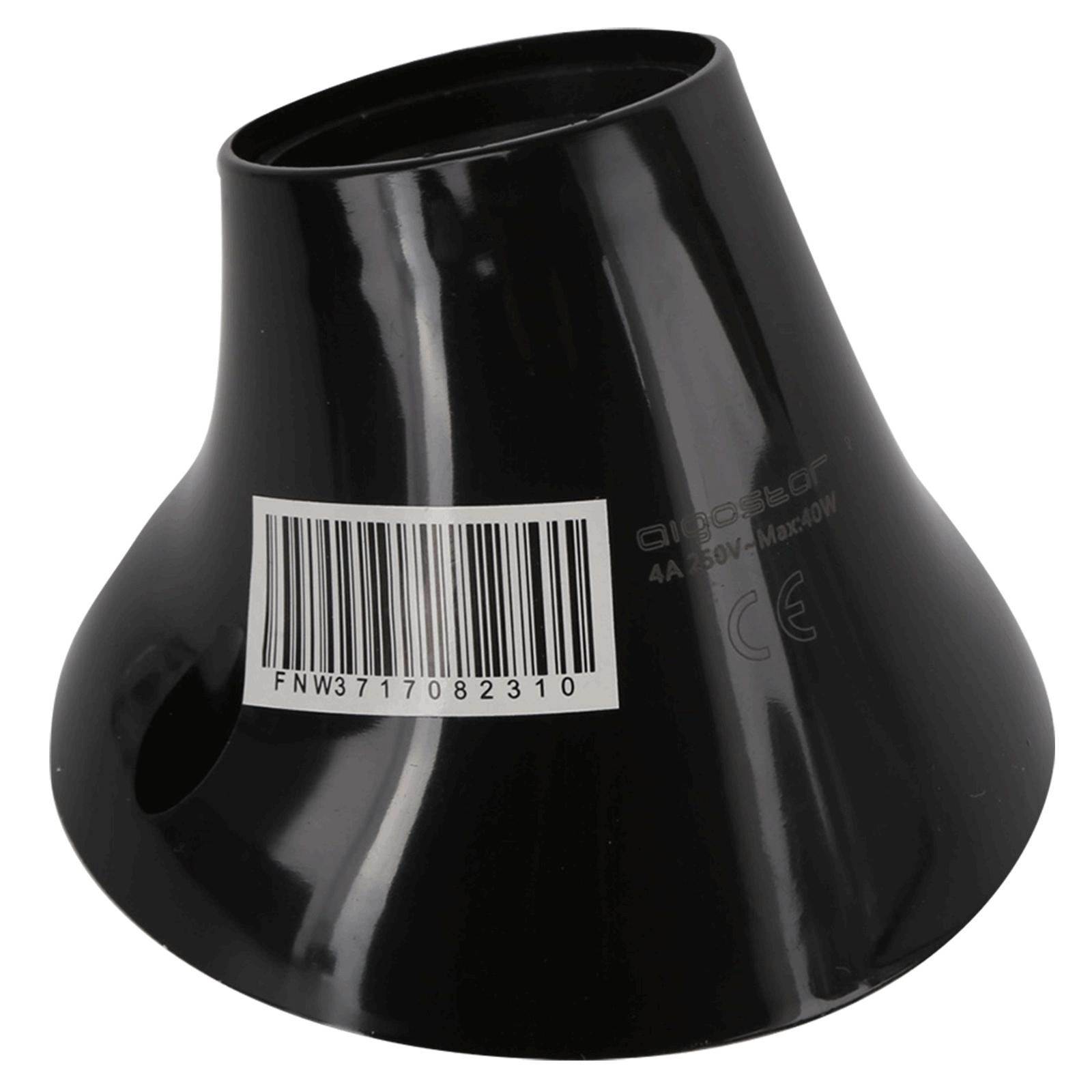 E27 Plastic Lamp Holder Black