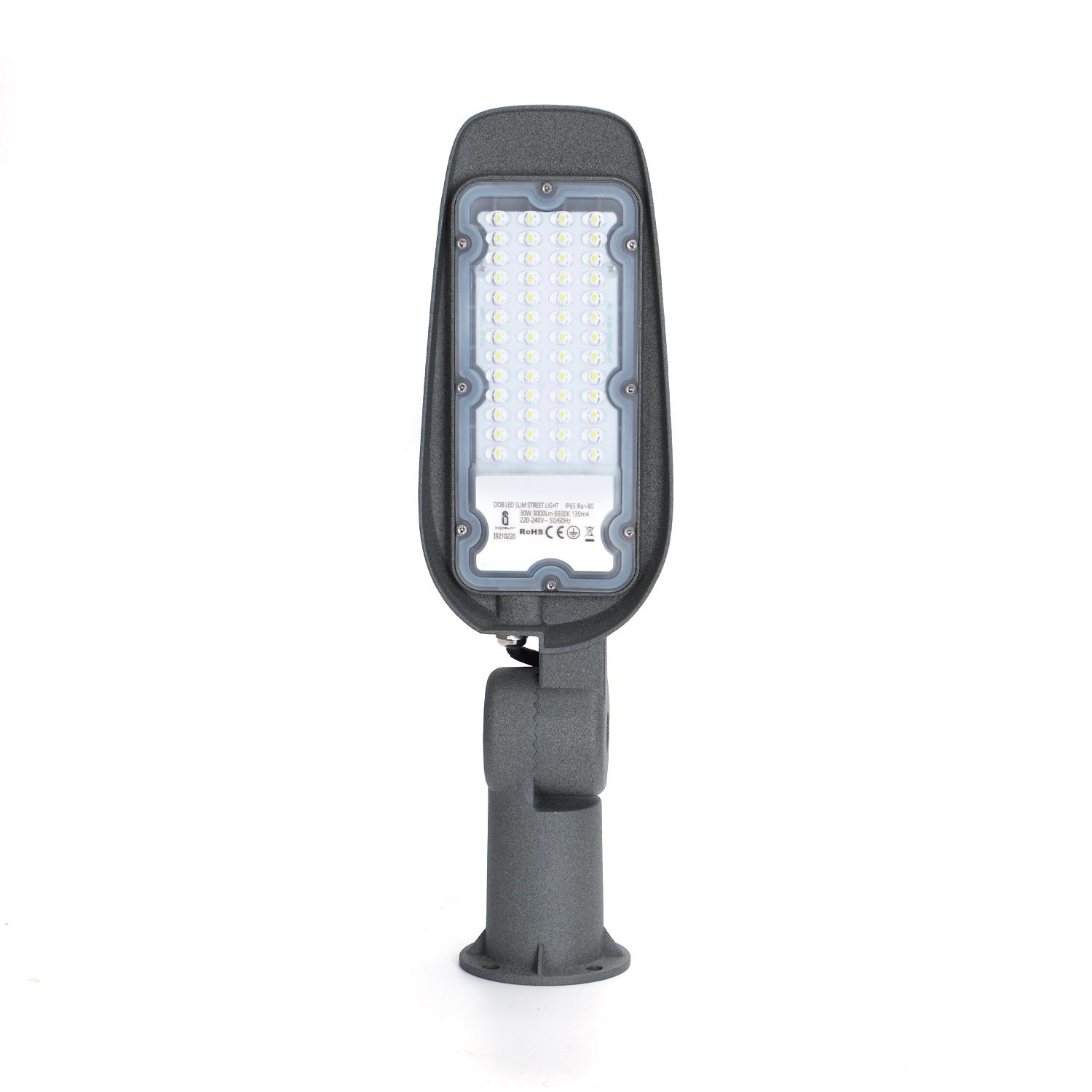 DOB LED Slim Street Light 30W