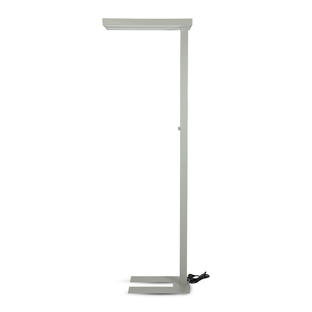 VT-8600 80W LED FLOOR LAMP(KNOB DIMMING) 4000K,SILVER - 5 YRS WTY