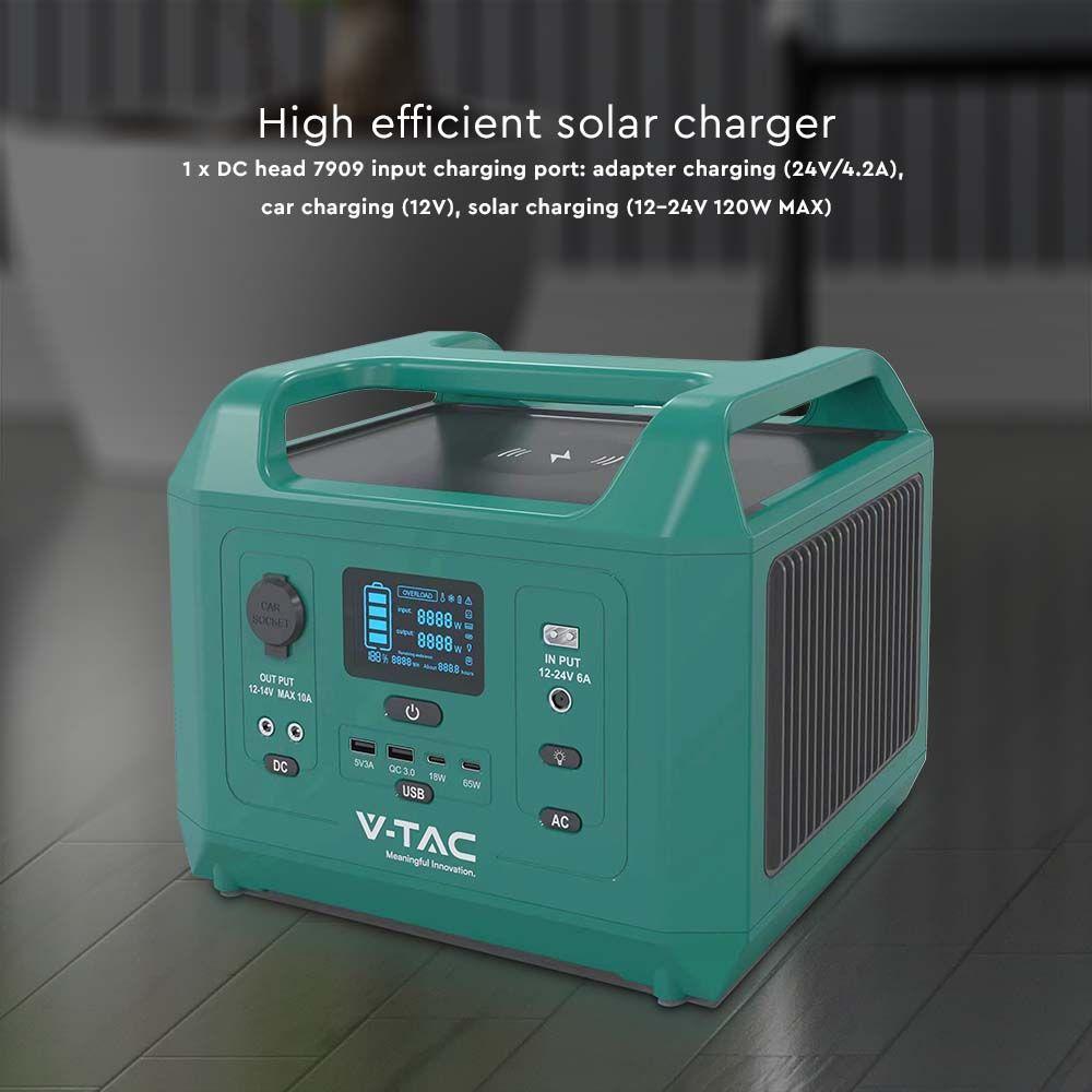 600W PORTABLE POWER BANK VT-606N; 26.2Ah/21.6V; SOCKET SCHUCO, VTAC, SKU 11626