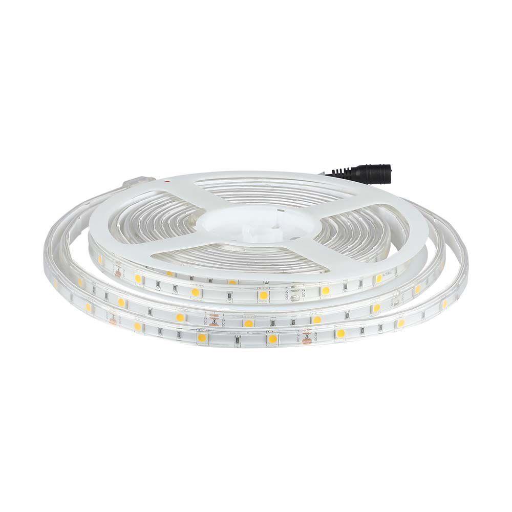 4.8W Taśma LED, Barwa:4000K, IP65, Rolka:5m, VTAC, SKU 212460