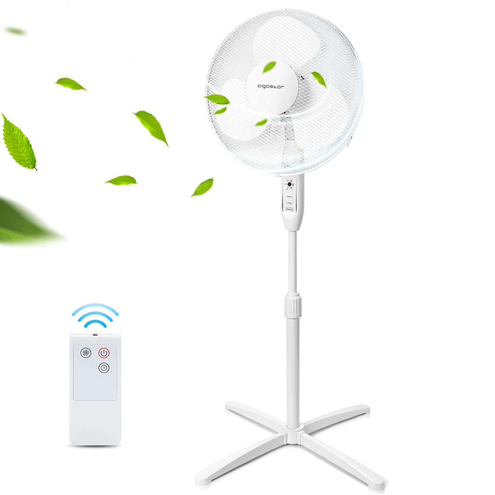 16-in 3-blade electronic stand fan (Remote control)