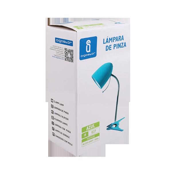 Clip Table Lamp (Without Light Source ) Blue E27