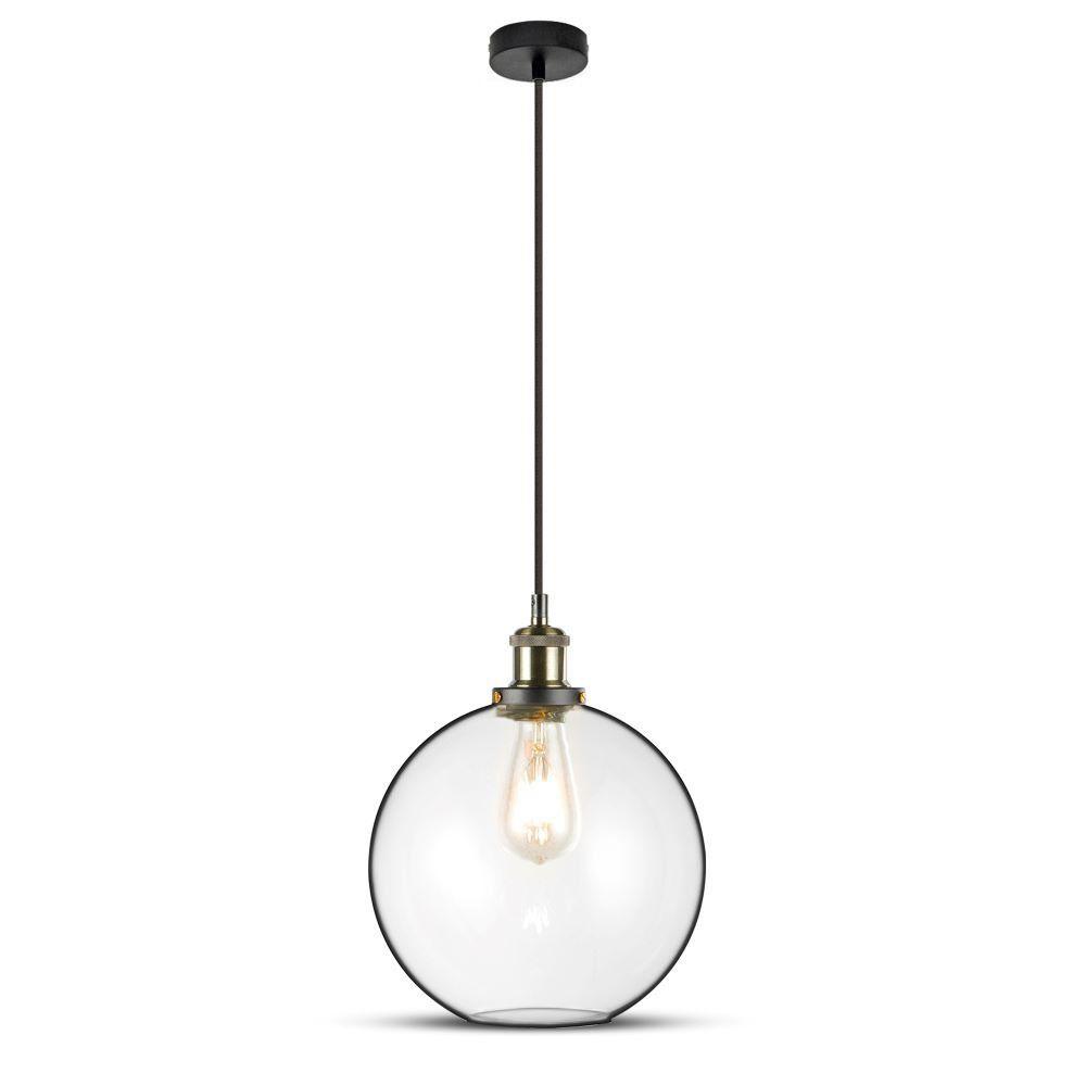 VT-7250 E27 GLASS PENDANT LIGHT-TRANSPARENT