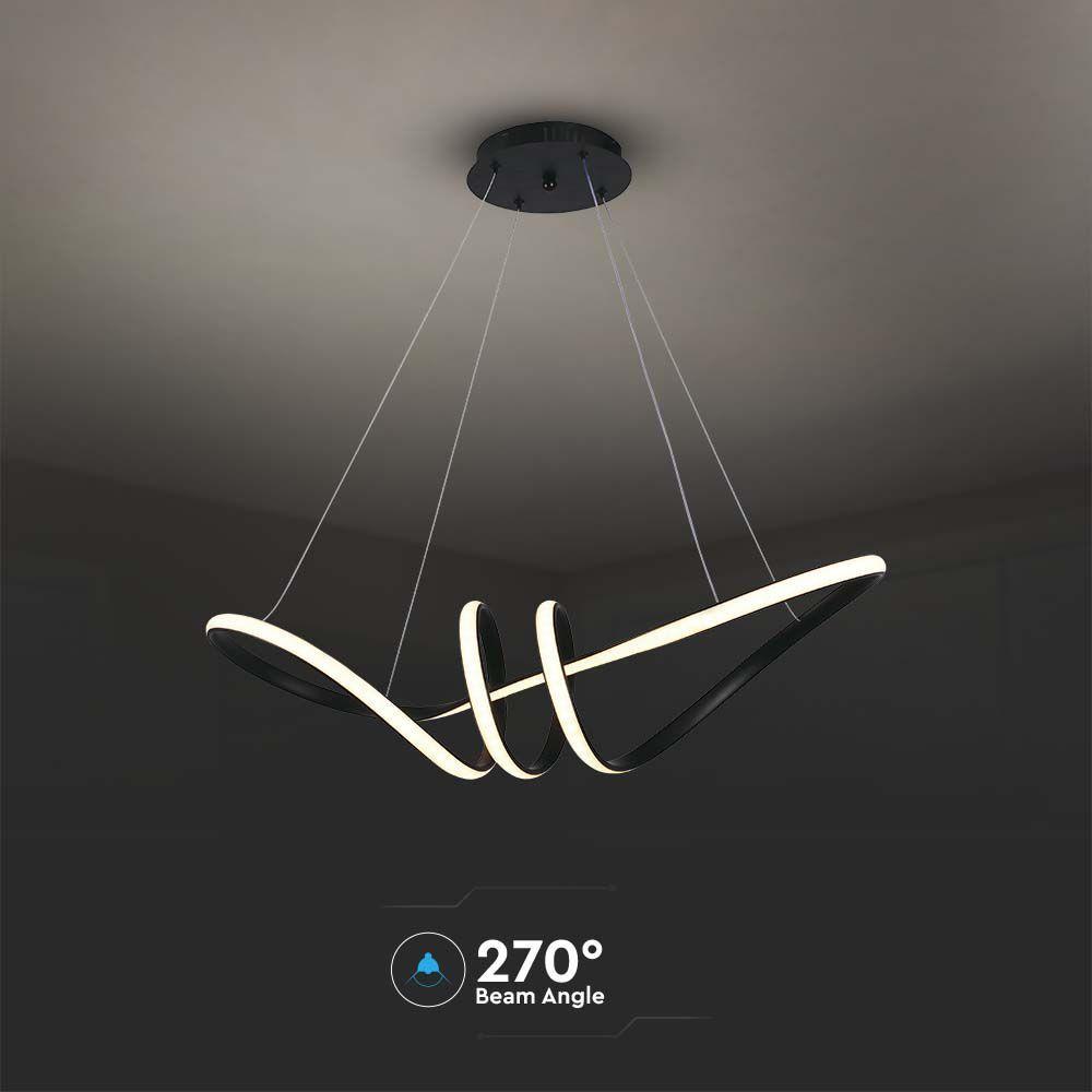 VT-7798 LED HANGING DECORATIVE LAMP L720x300 3000K BLACK BODY