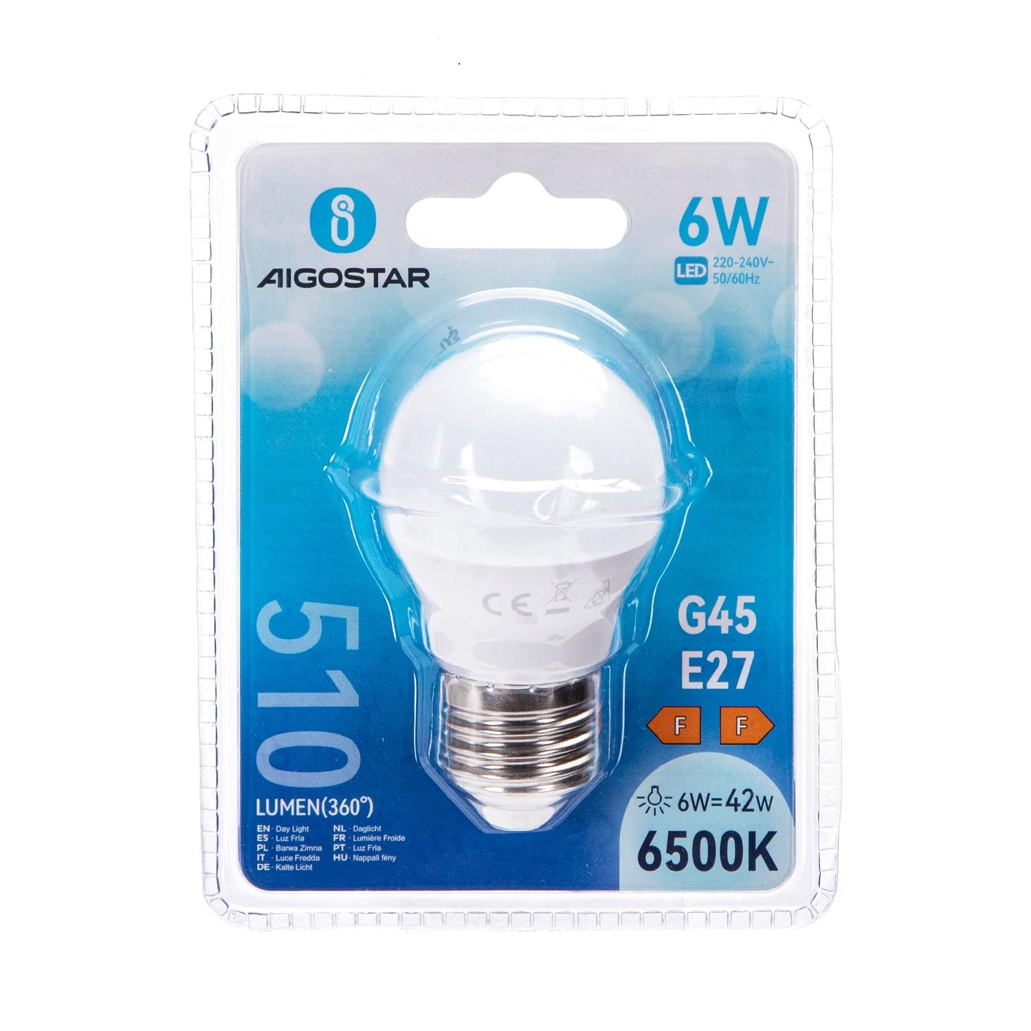 LED G45 E27 6W