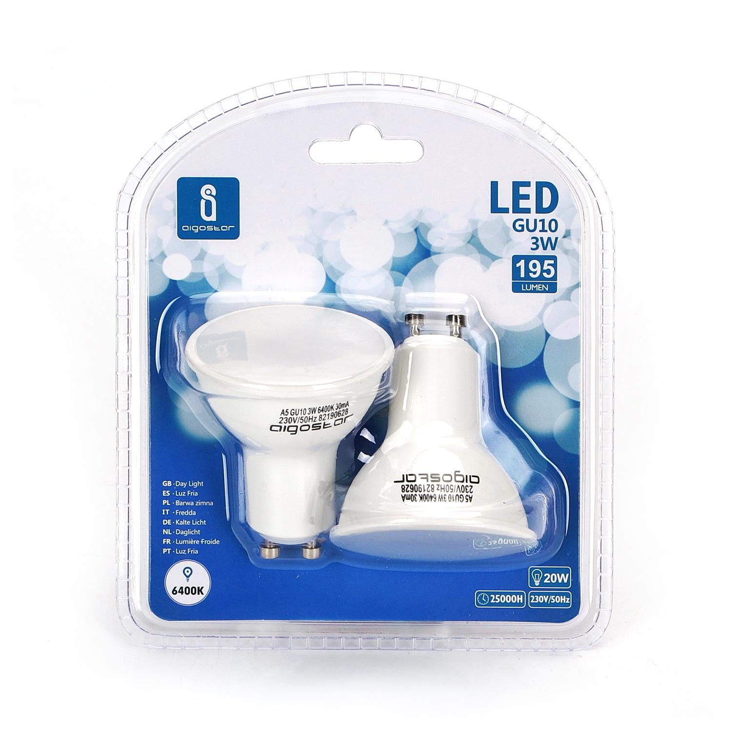 LED GU10 3W