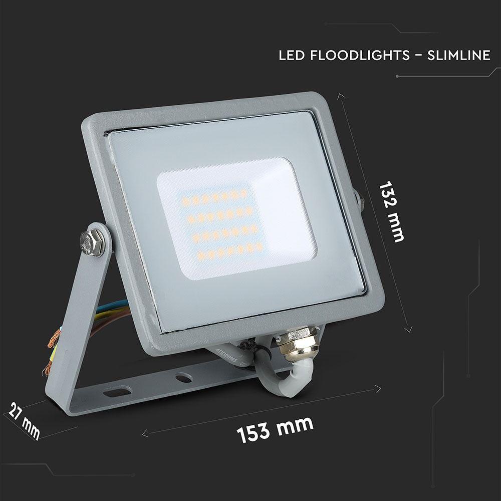 VT-20 20W SMD FLOODLIGHT SAMSUNG CHIP 3000K GREY BODY