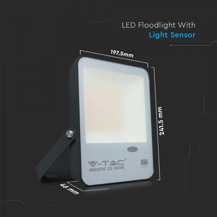 VT-57 50W PHOTOCELL SENSOR FLOODLIGHT SAMSUNG CHIP 3000K