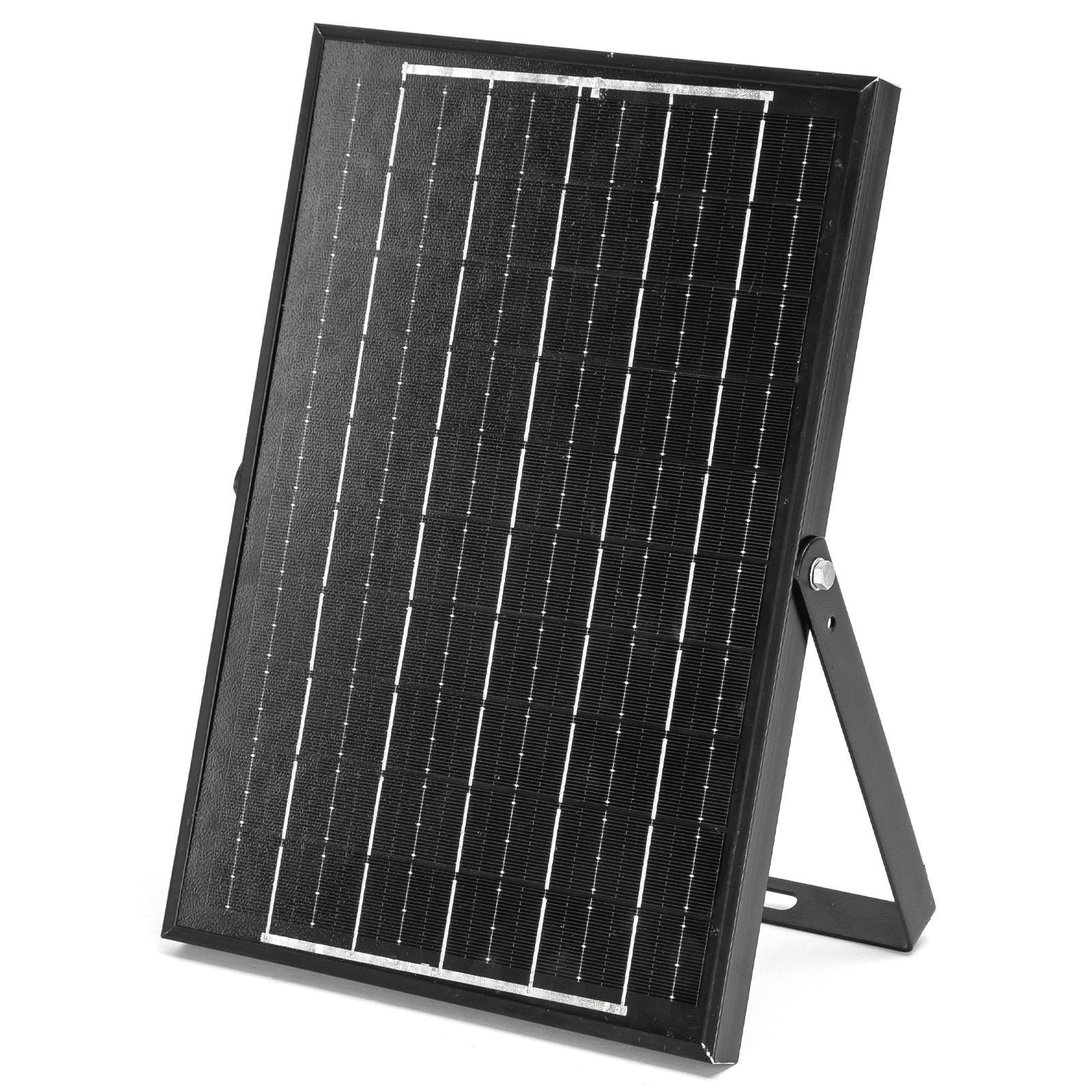 LED FLOOD LIGHT WITH SOLAR PANEL /09 Series/ 2M LINE/100W /CCT