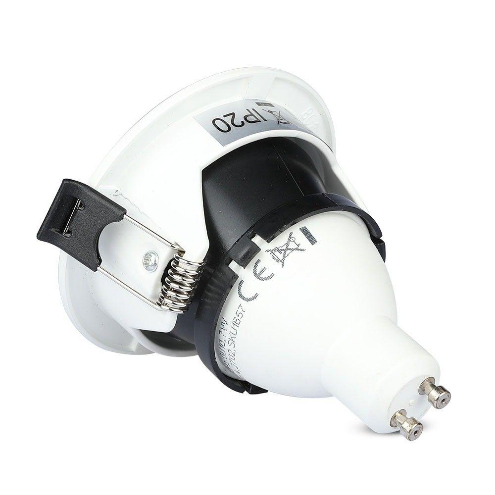 VT-883 GU10 FITTING SQUARE WHITE+BLACK