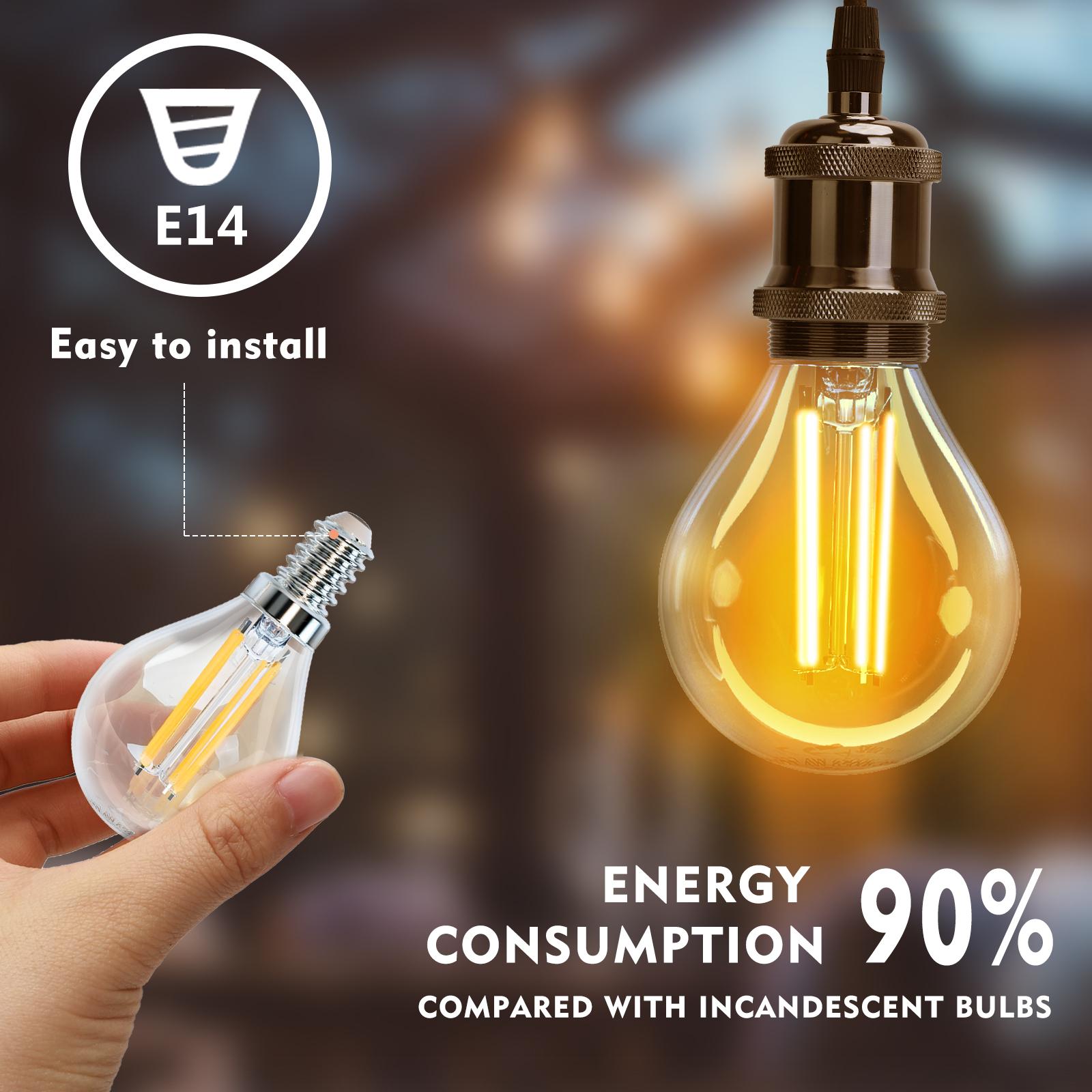 LED filament lamp G45