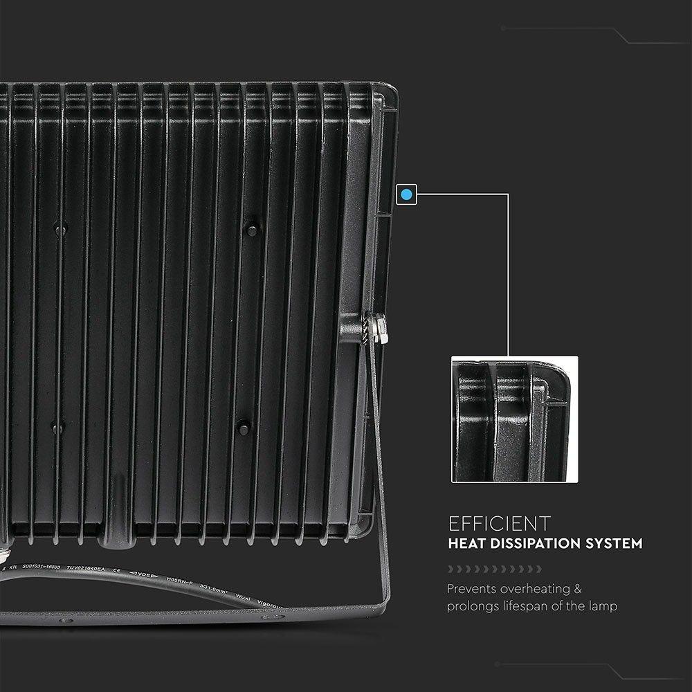 VT-40101 100W SMD FLOODLIGHTS 6500K BLACK BODY